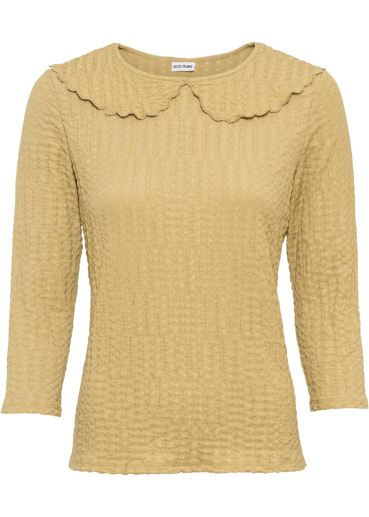 T-shirt à col Claudine