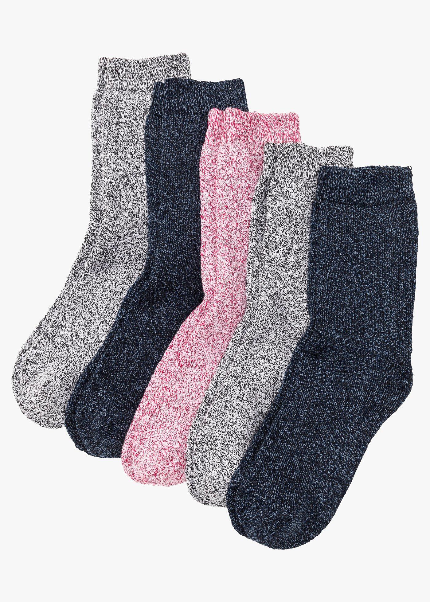 Lot de 5 paires de chaussettes thermo en éponge