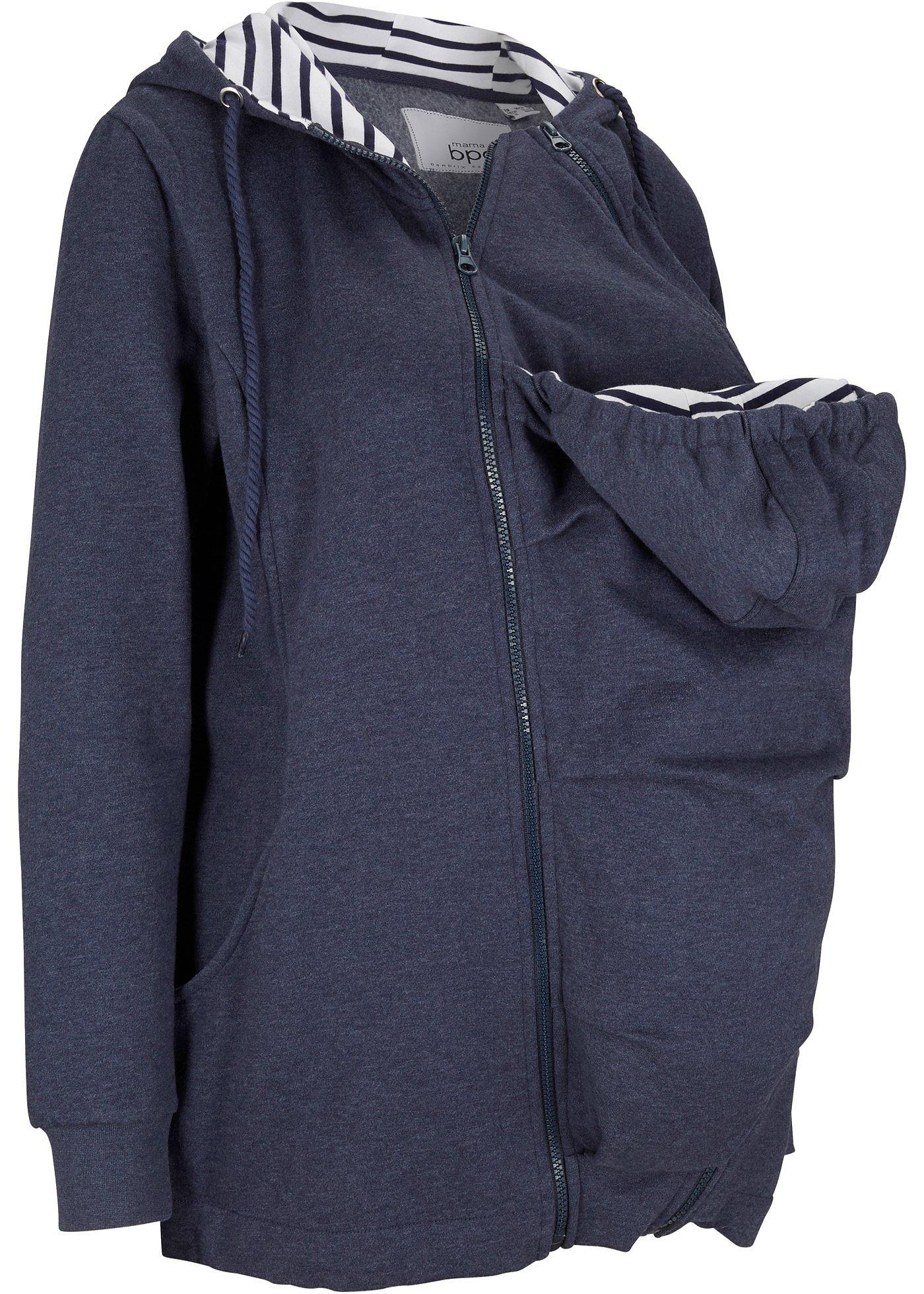 Gilet sweat-shirt de grossesse et de portage