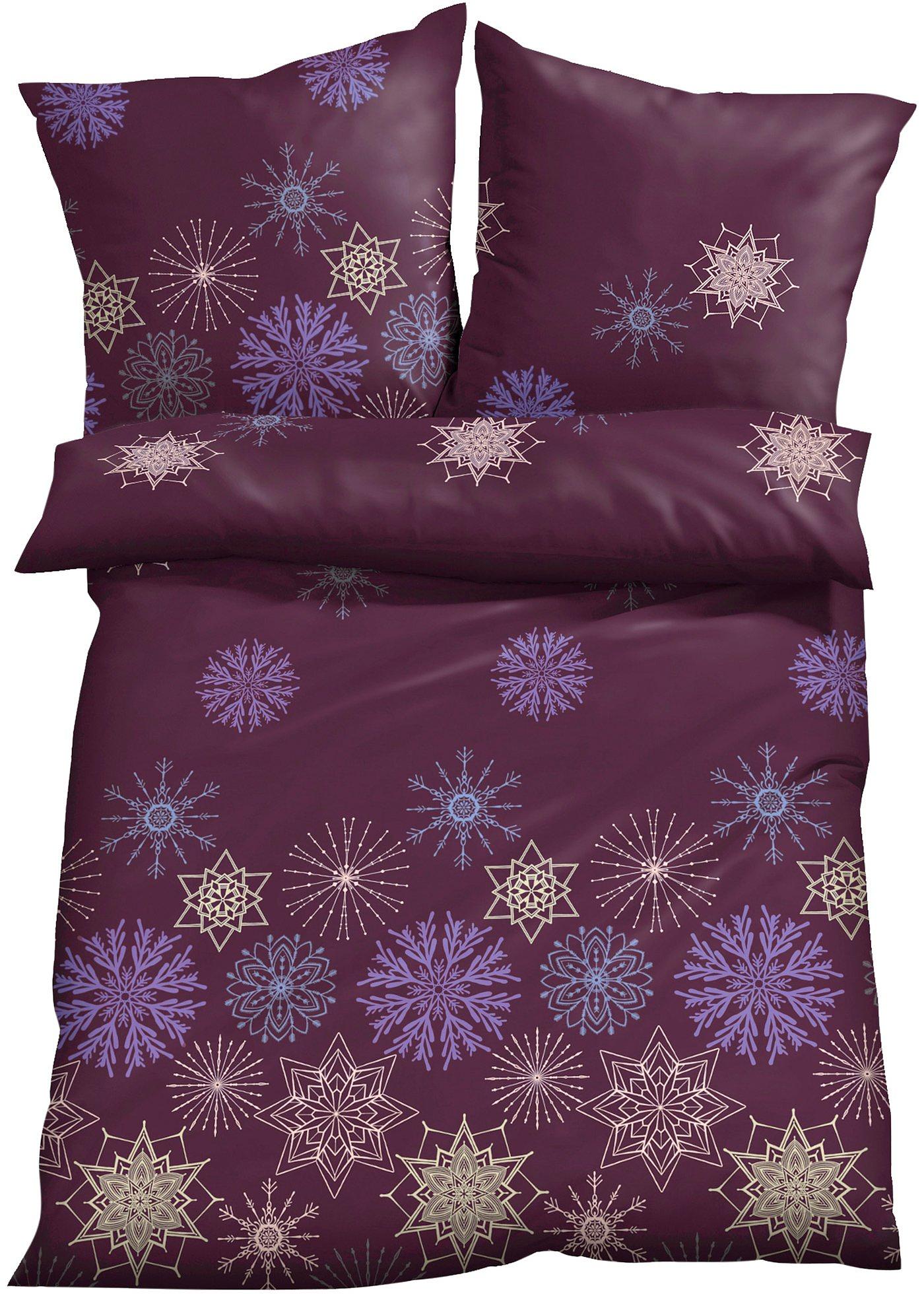 Parure de lit motif cristal de glace