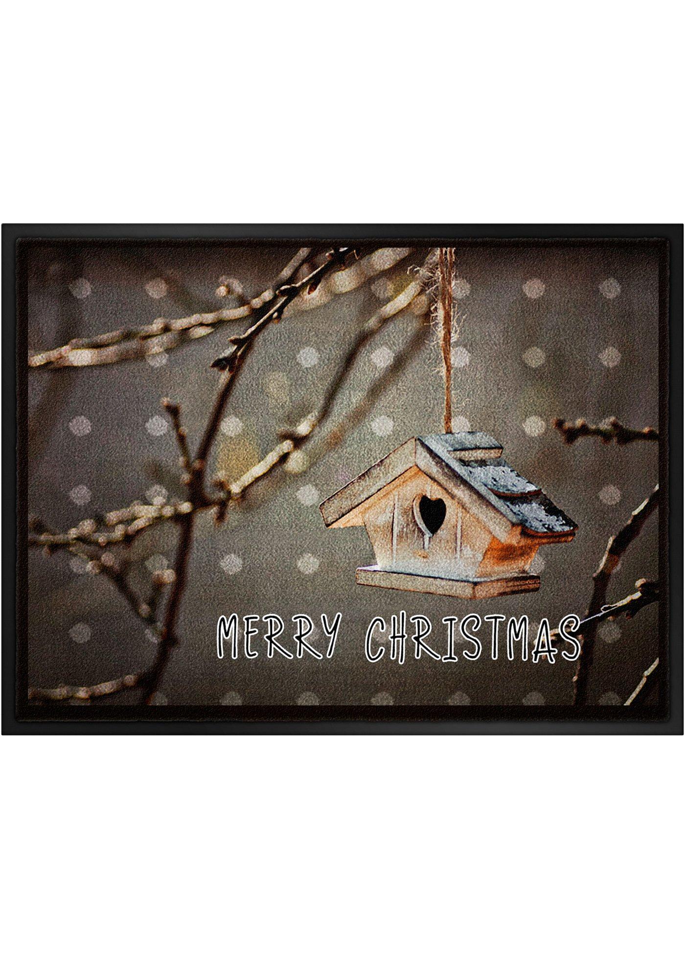 Tapis de protection motif hivernal