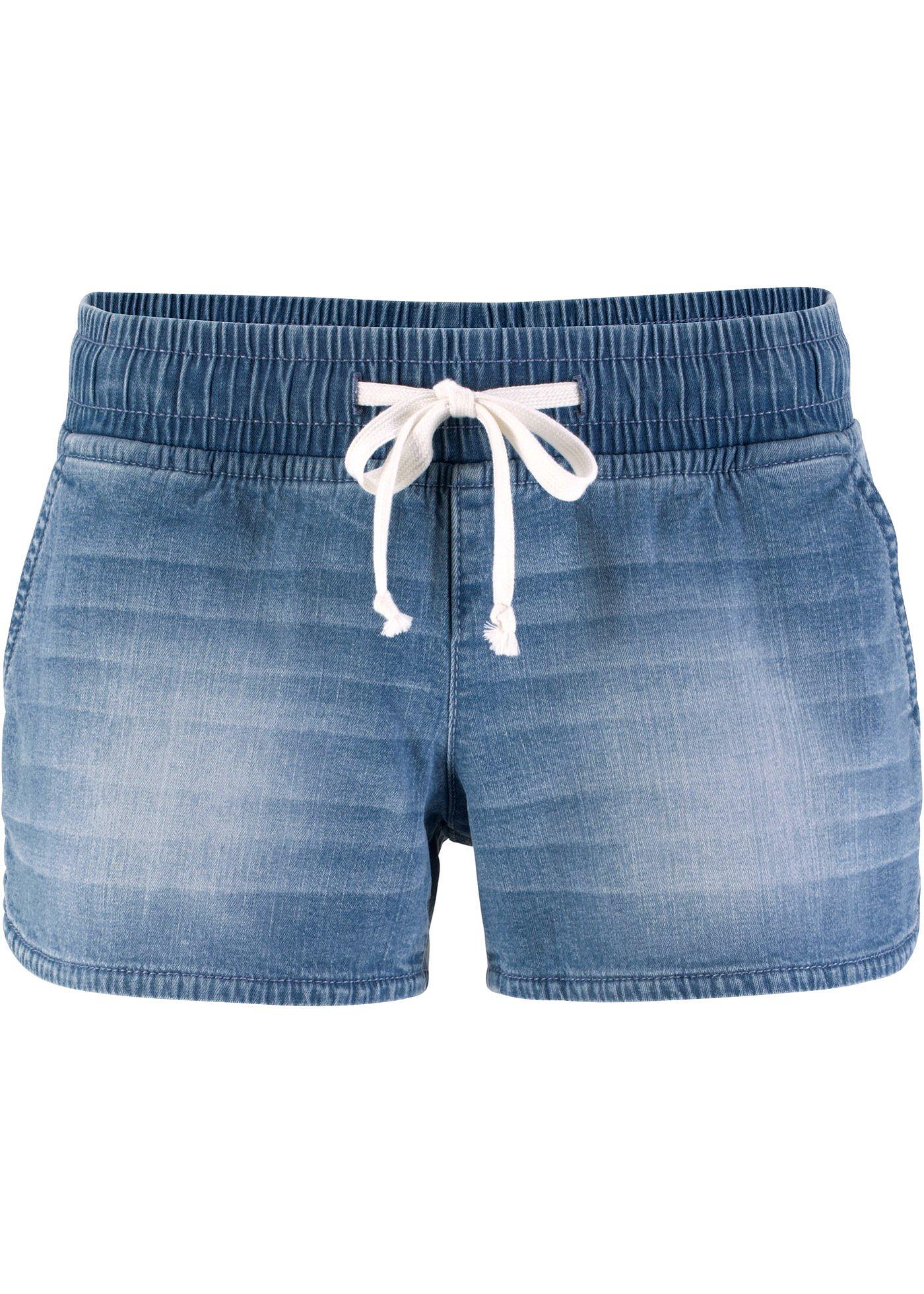 Short en jean extensible