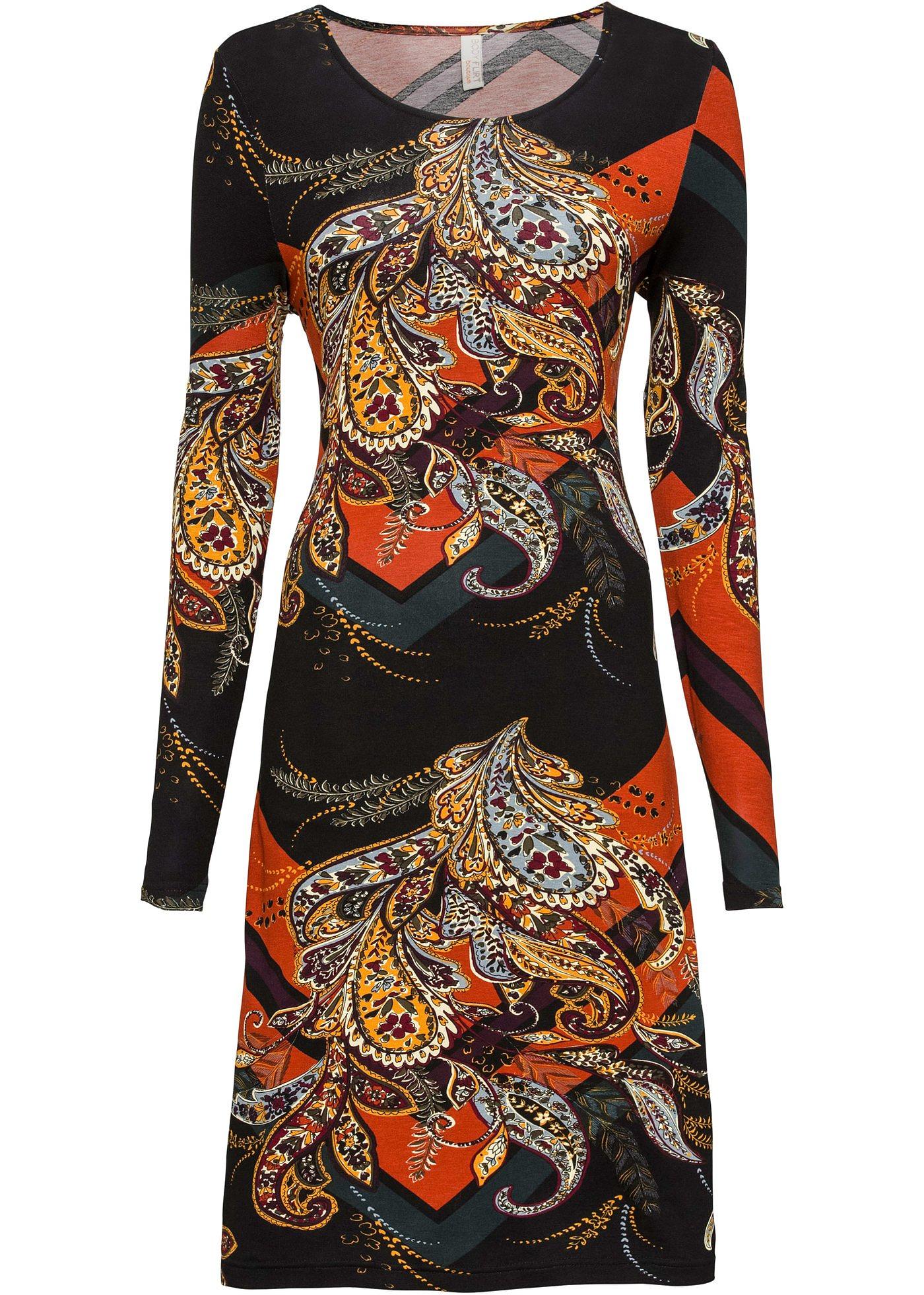Robe en jersey à imprimé