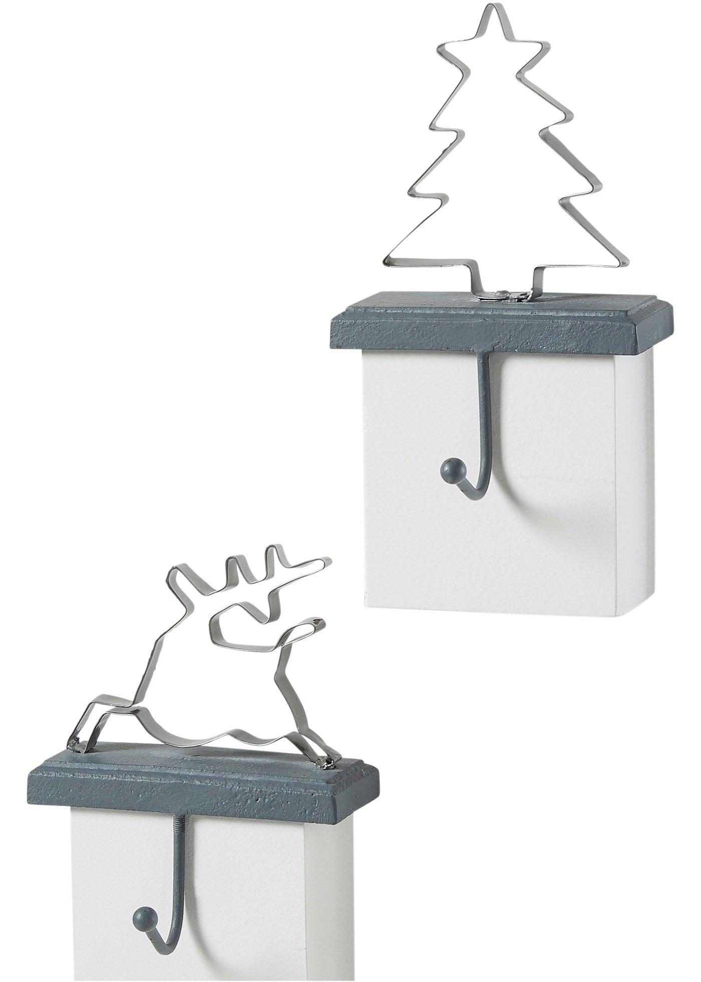 Crochets Renne + Sapin de Noël (Ens. 2 pces.)