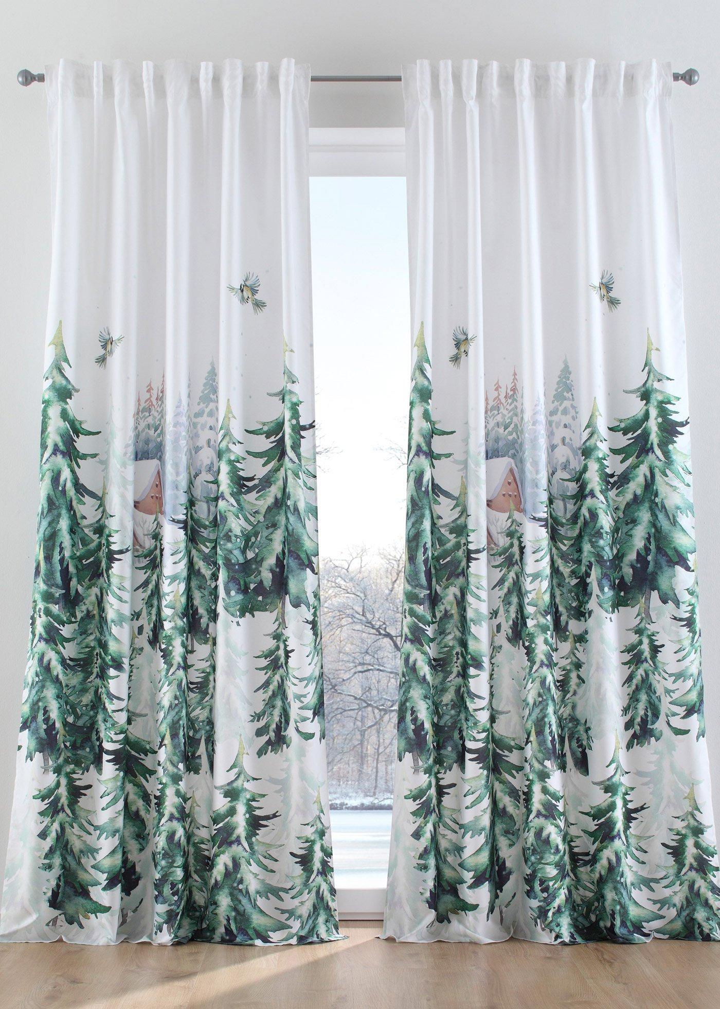 Panneau à imprimé hivernal (1 pce.)