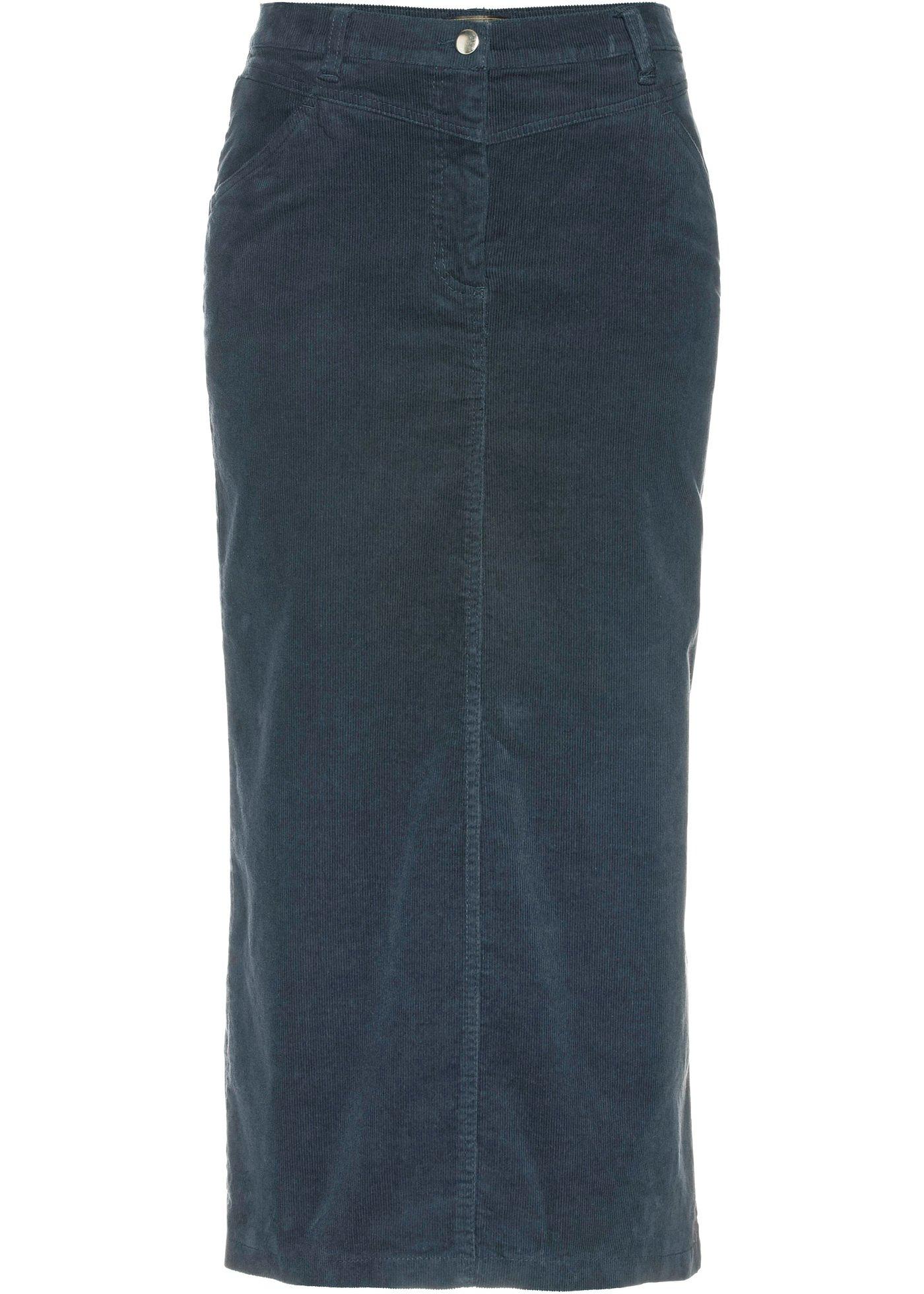 Jupe velours côtelé