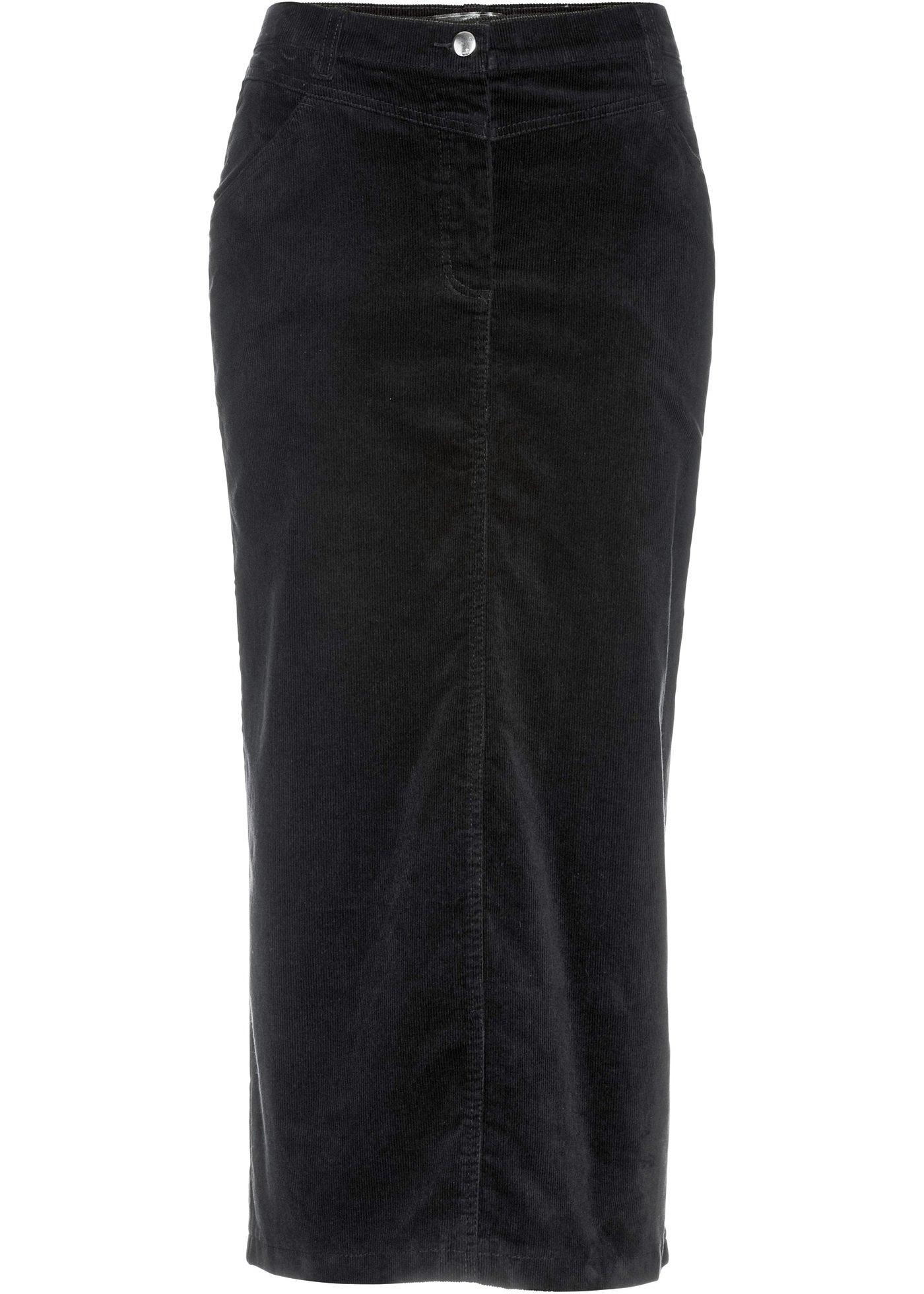 Jupe velours côtelé