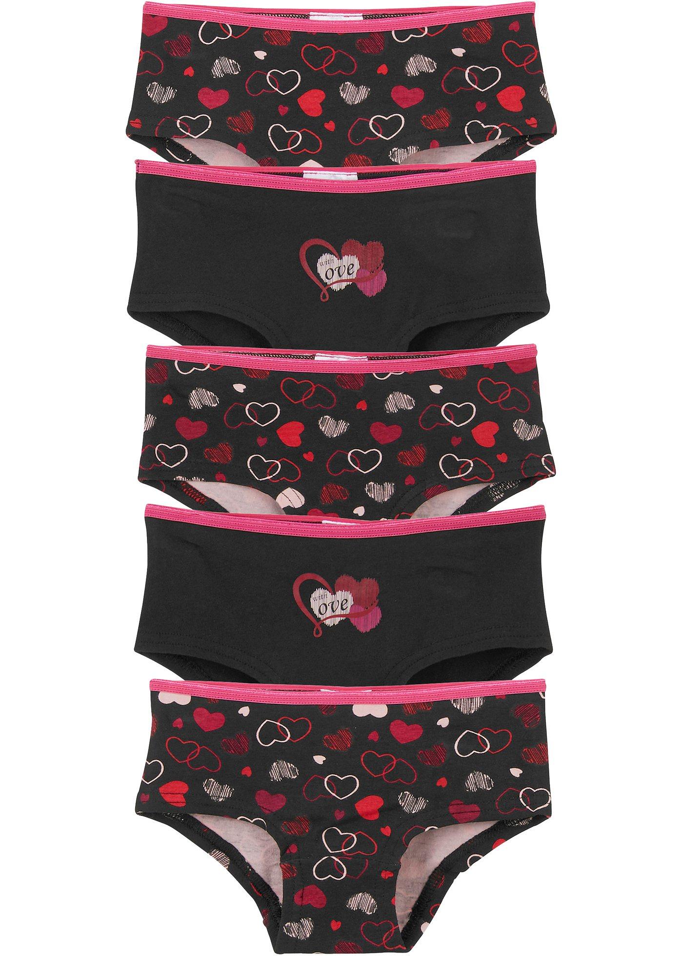 Lot de 5 culottes fille