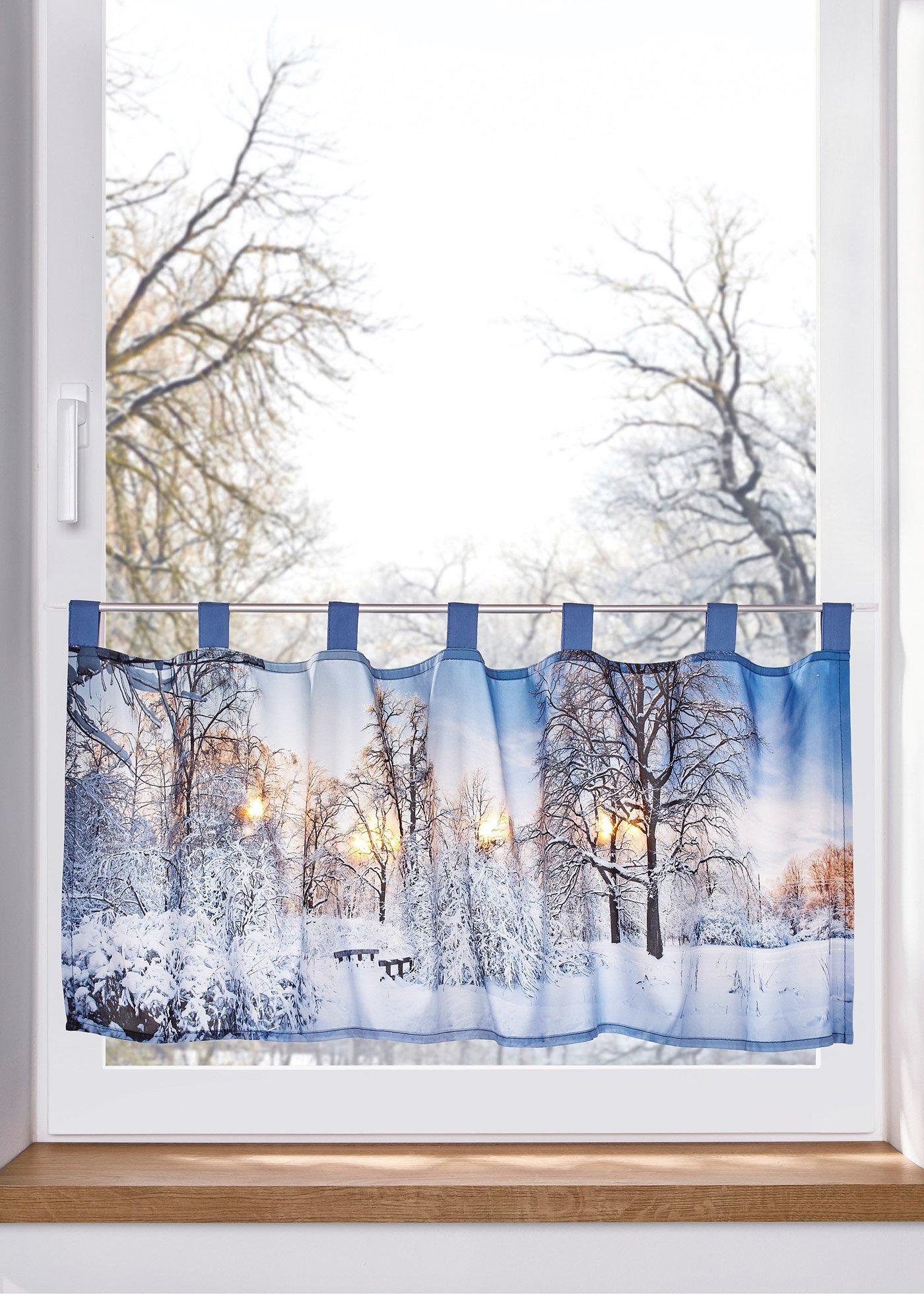 Brise-bise à LED imprimé hivernal