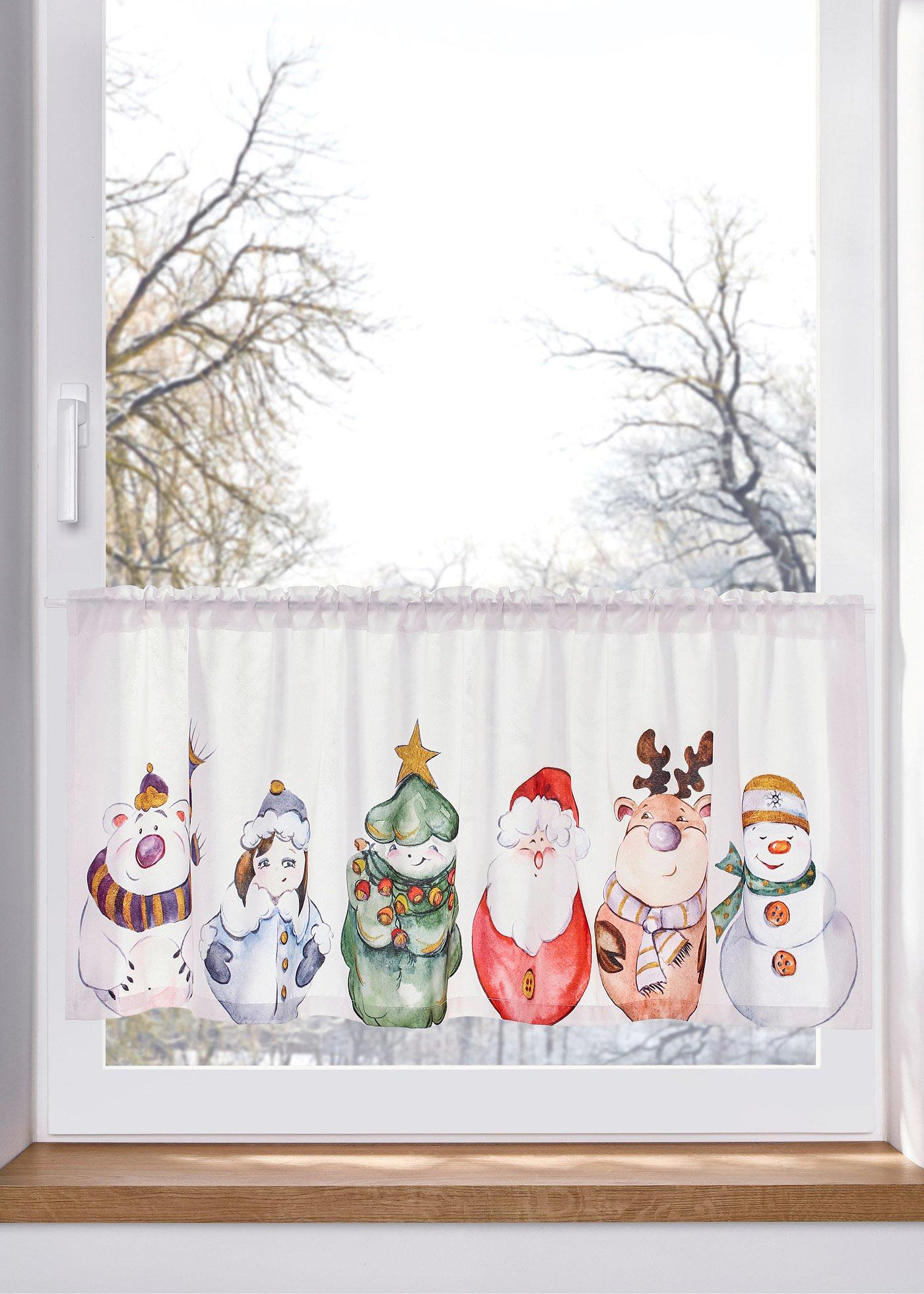 Brise-bise à imprimé Noël