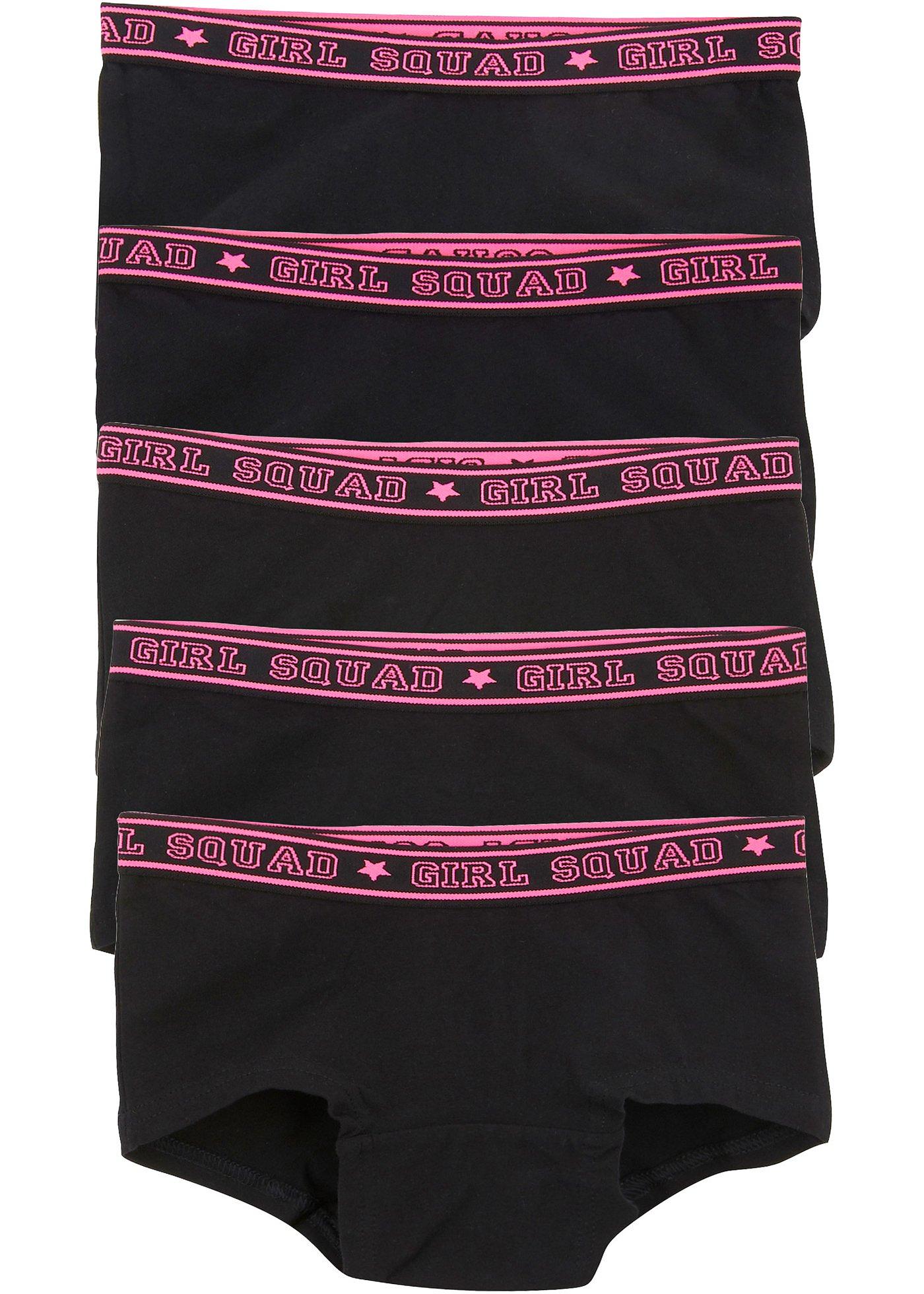 Lot de 5 culottes fille