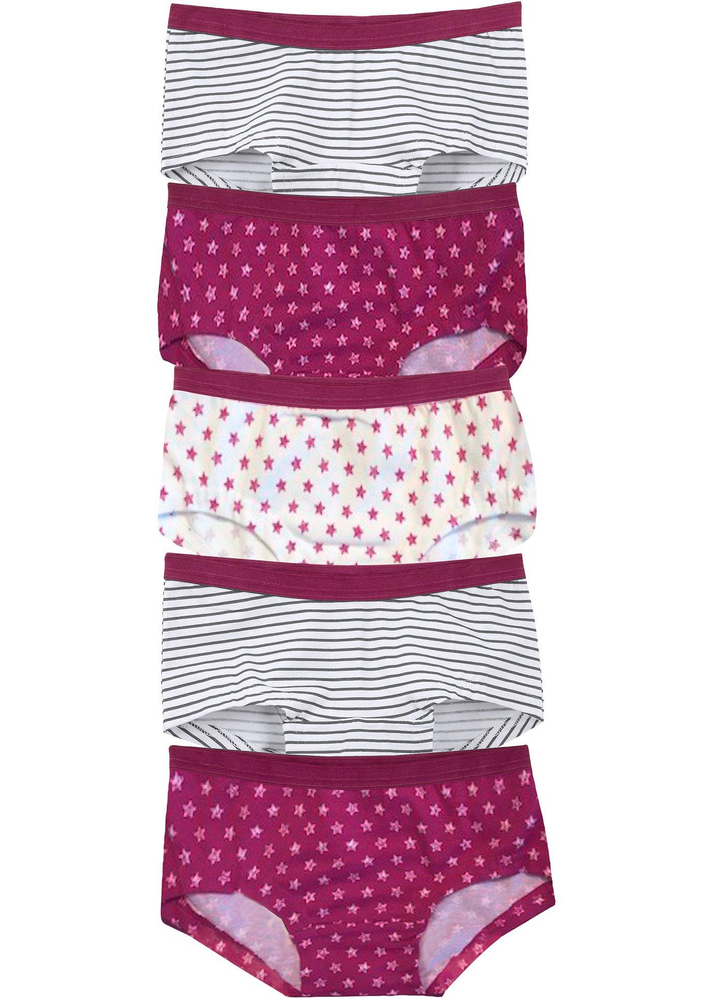 Lot de 5 culottes fille