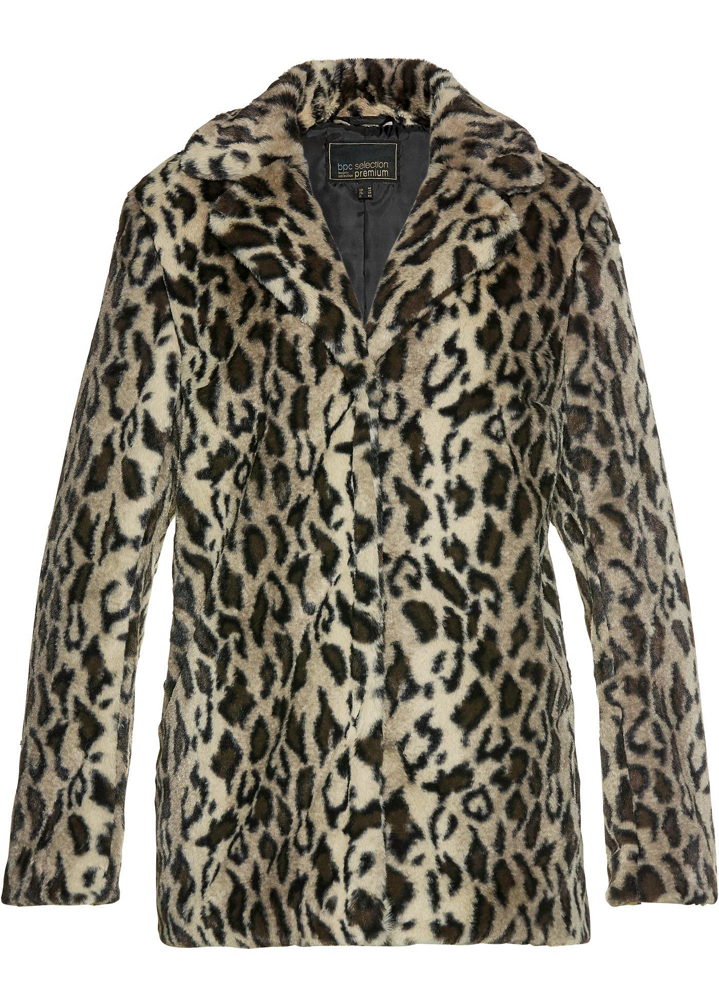 Veste en synthétique imitation fourrure