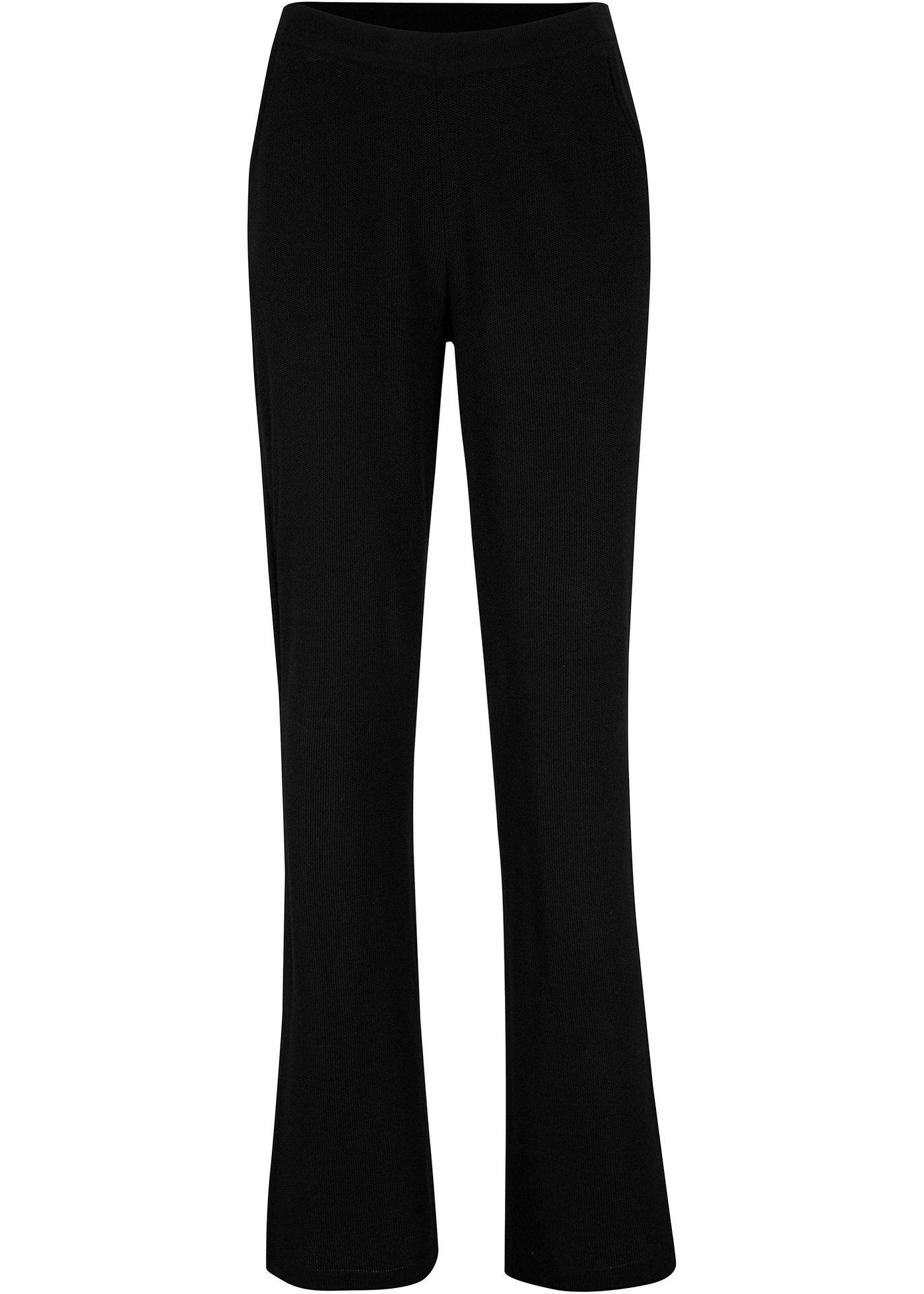 Pantalon en fine maille, Flared