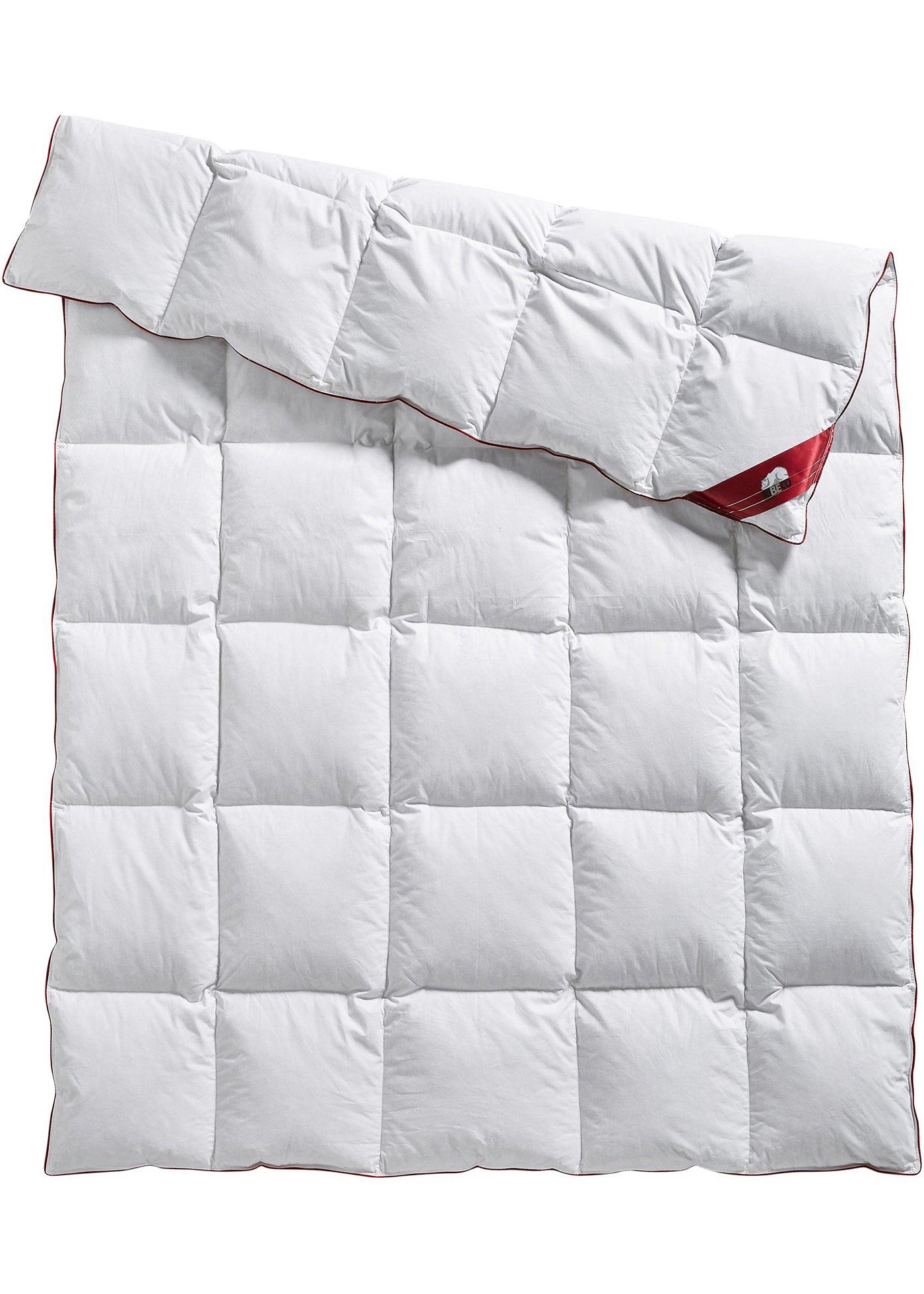 Couette capitonnée en duvet, chaude