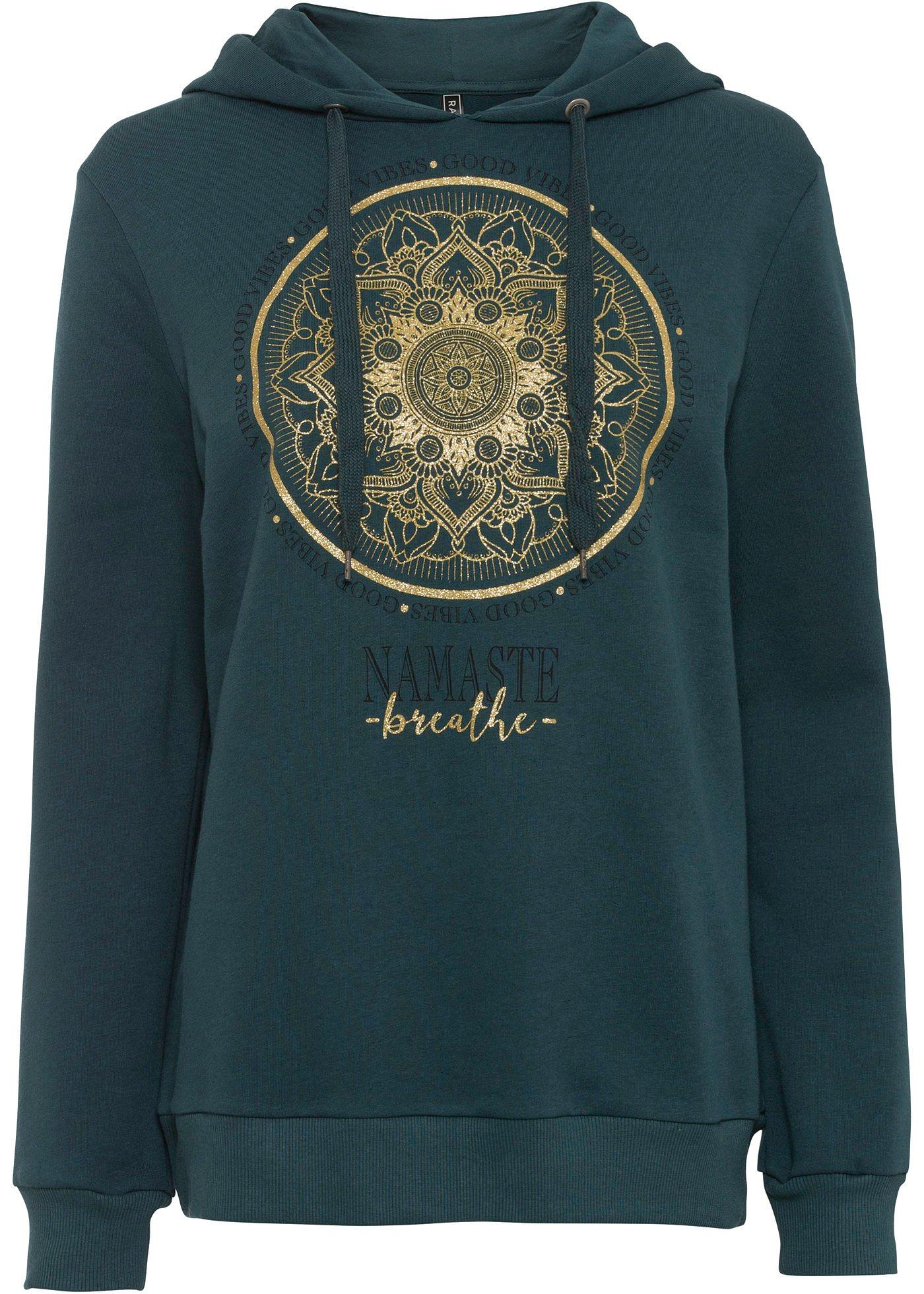 Sweat-shirt à imprimé brillant