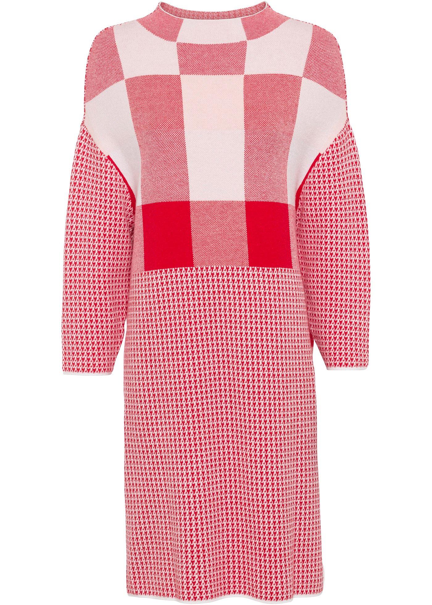 Robe en maille color block