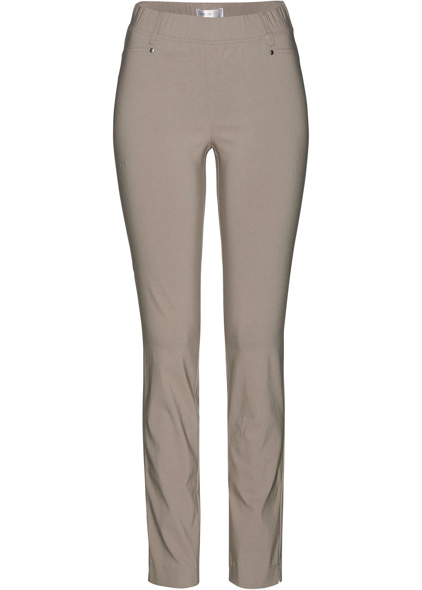 Pantalon extensible à taille élastiquée