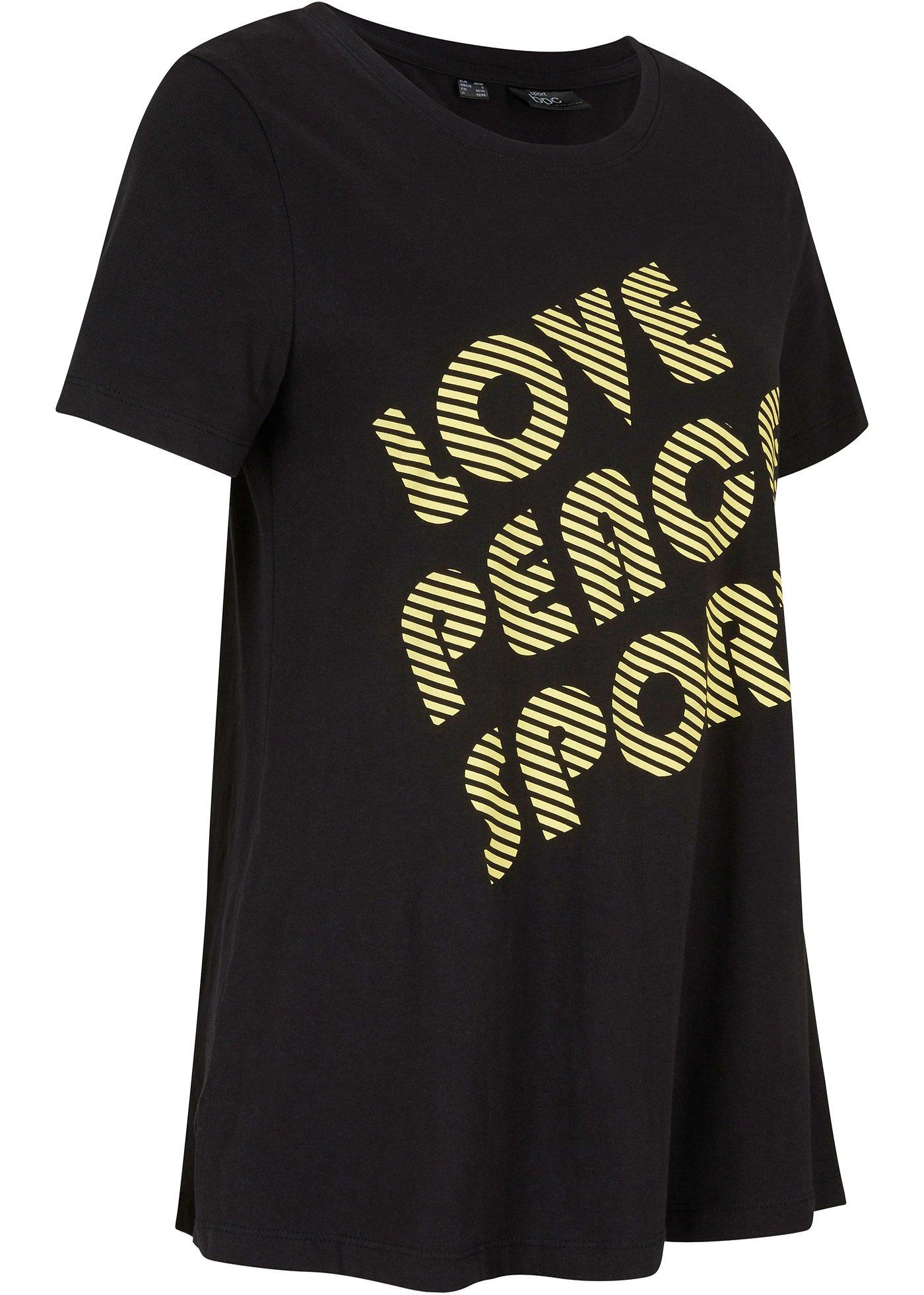 T-shirt de sport en coton bio, manches 1/2