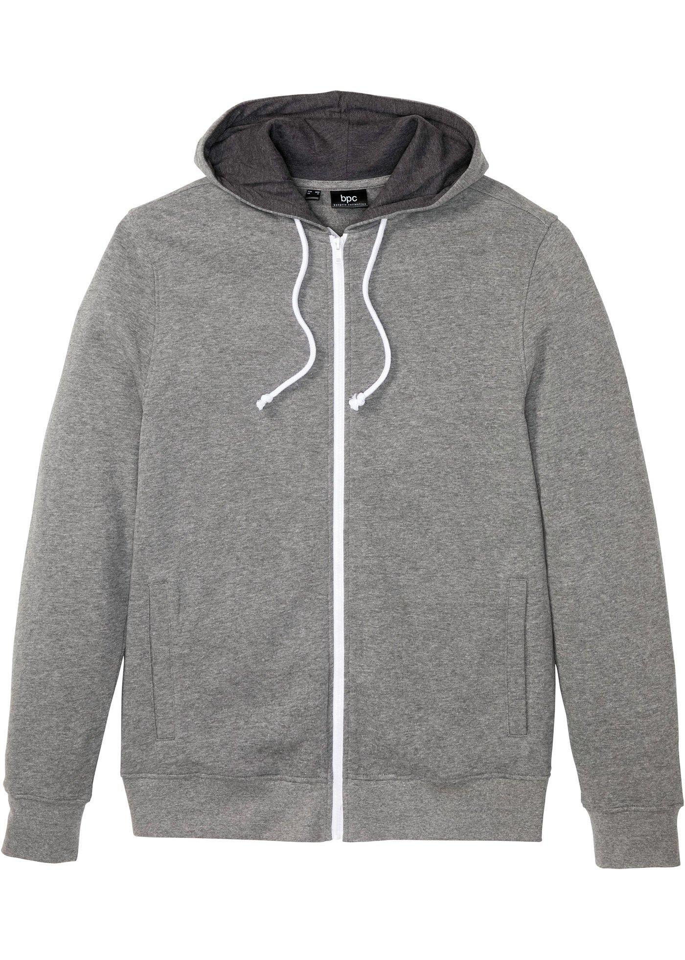 Gilet sweat à capuche