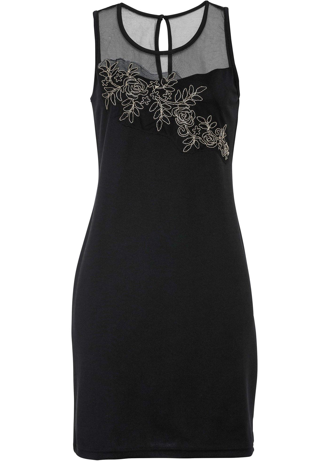 Robe avec filet et application