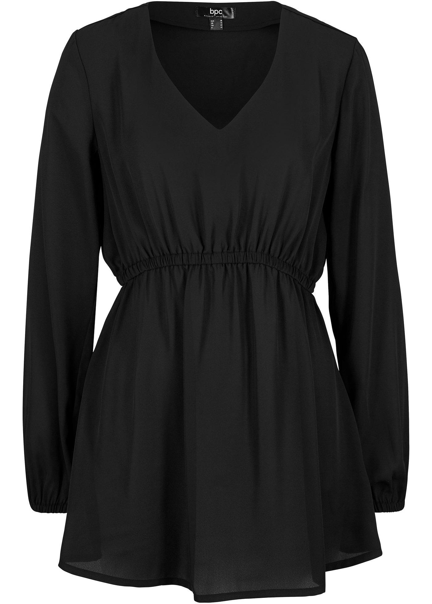 Blouse-tunique, manches longues