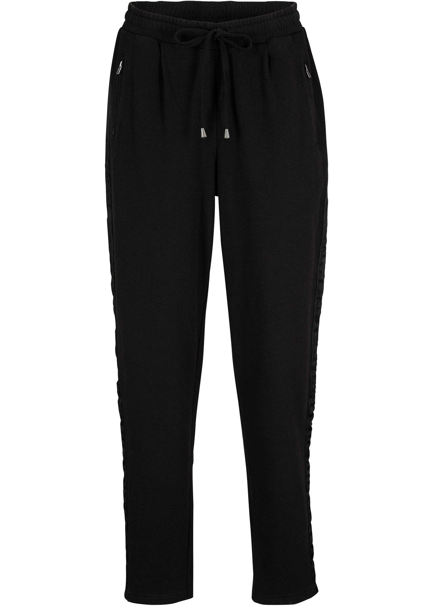 Pantalon en jersey avec zip et taille confortable