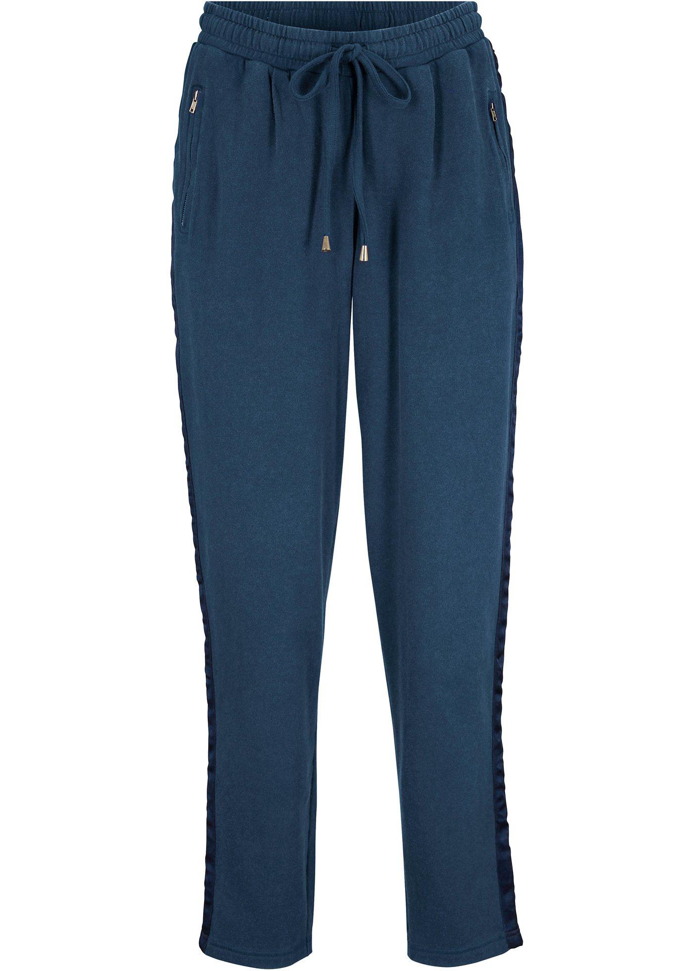 Pantalon en jersey avec zip et taille confortable