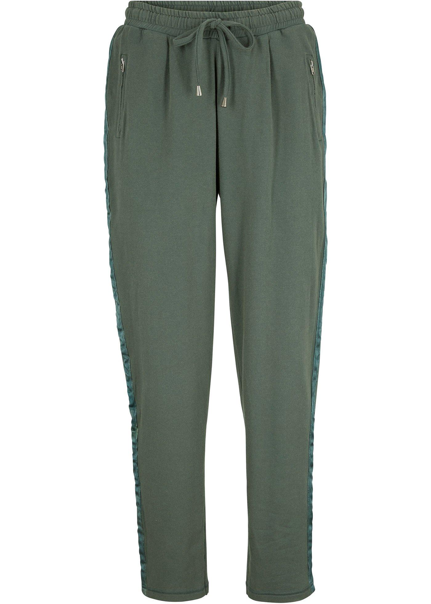 Pantalon en jersey avec zip et taille confortable