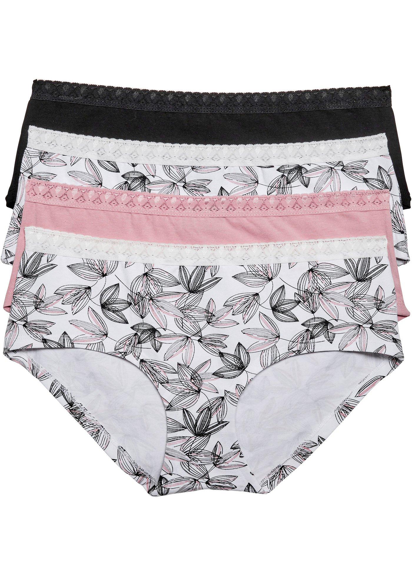 Lot de 4 maxi culottes à dentelle