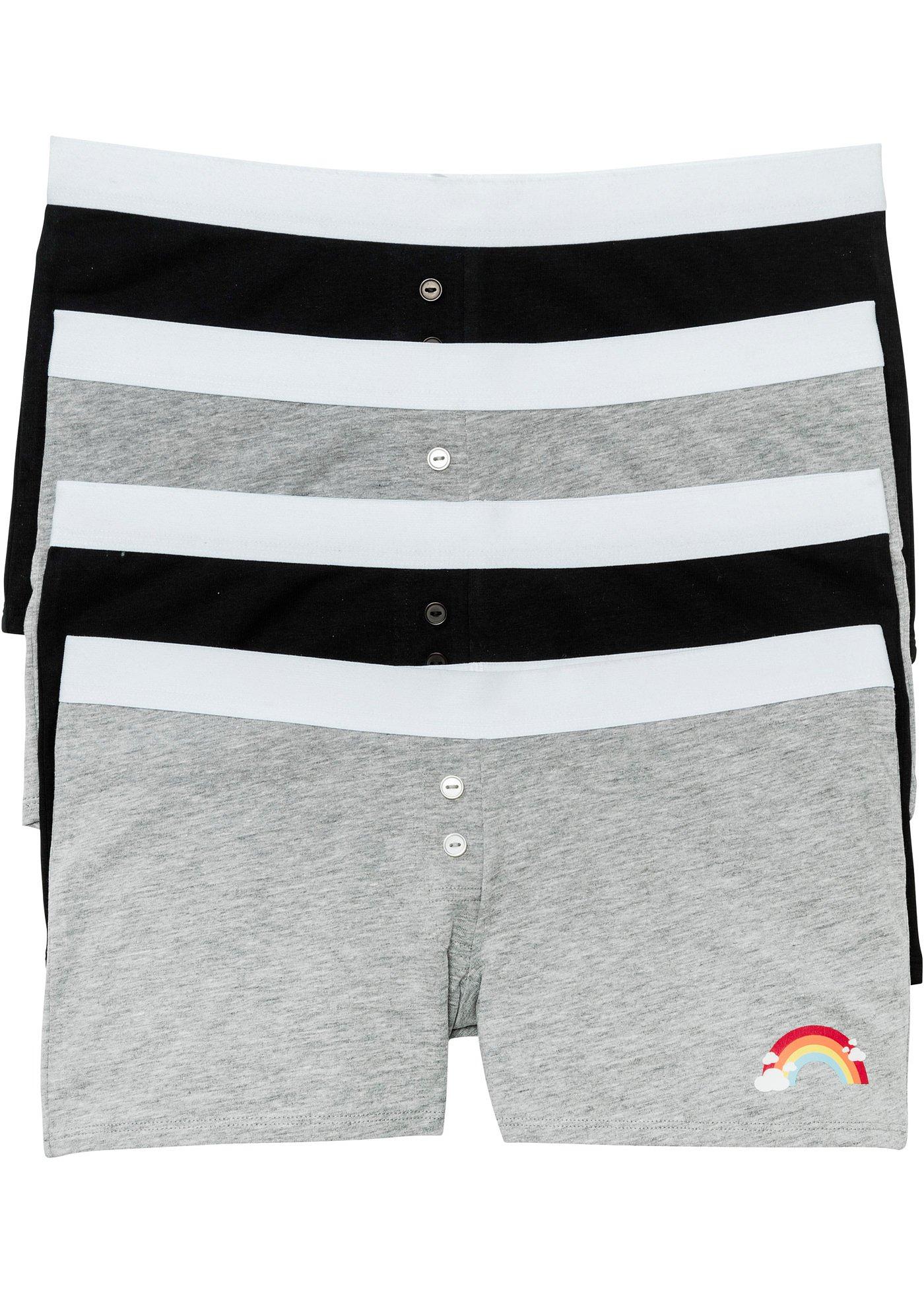 Lot de 4 boxers femme