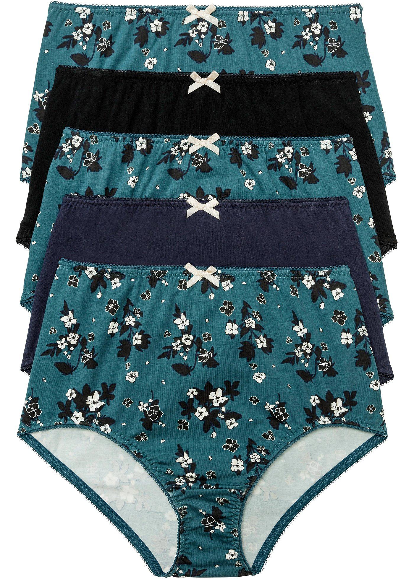 Lot de 5 slips taille haute