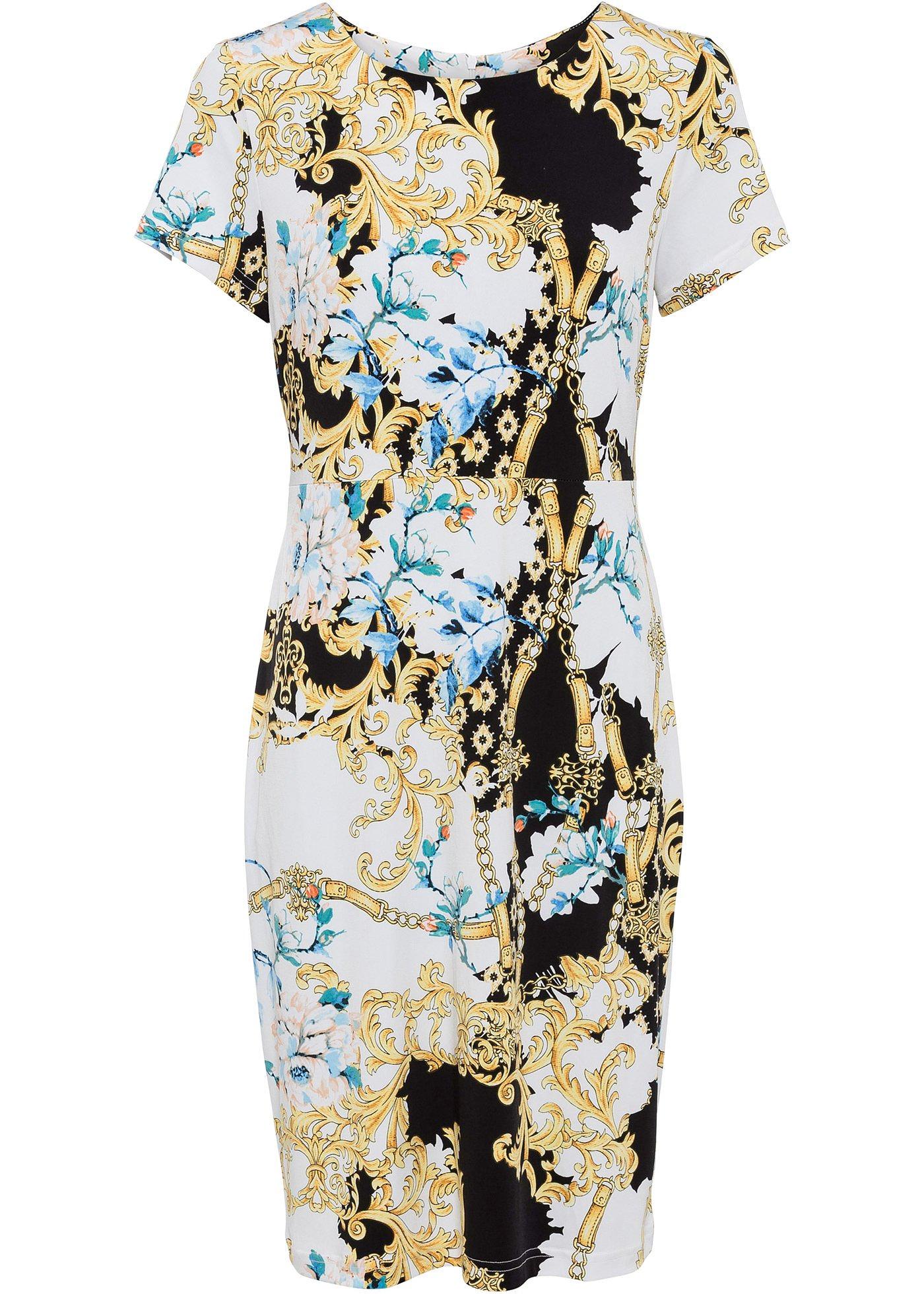 Robe en jersey imprimée