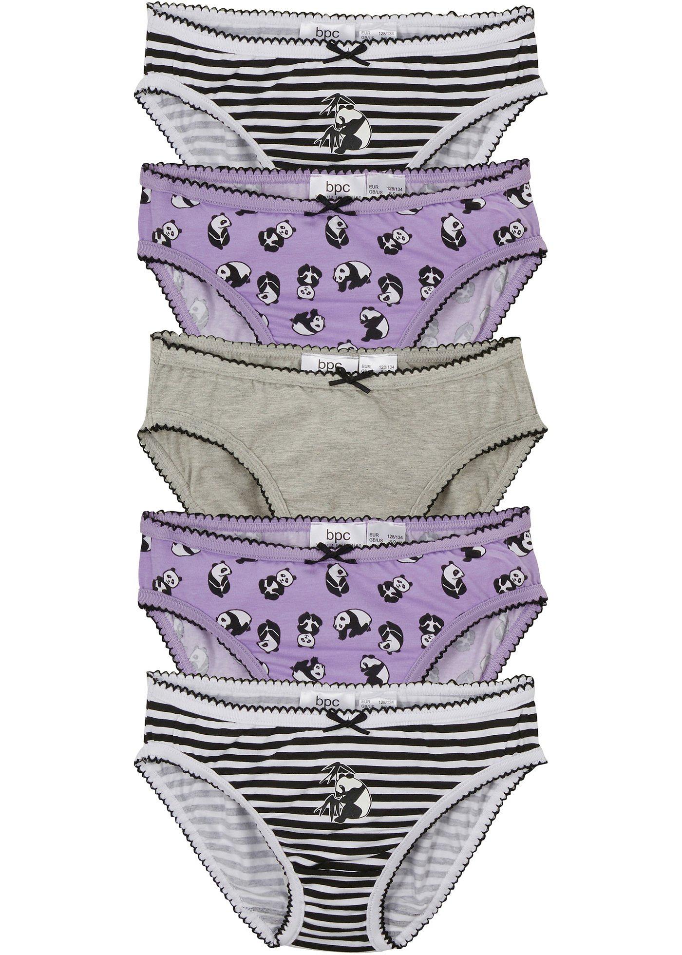 Lot de 5 slips fille