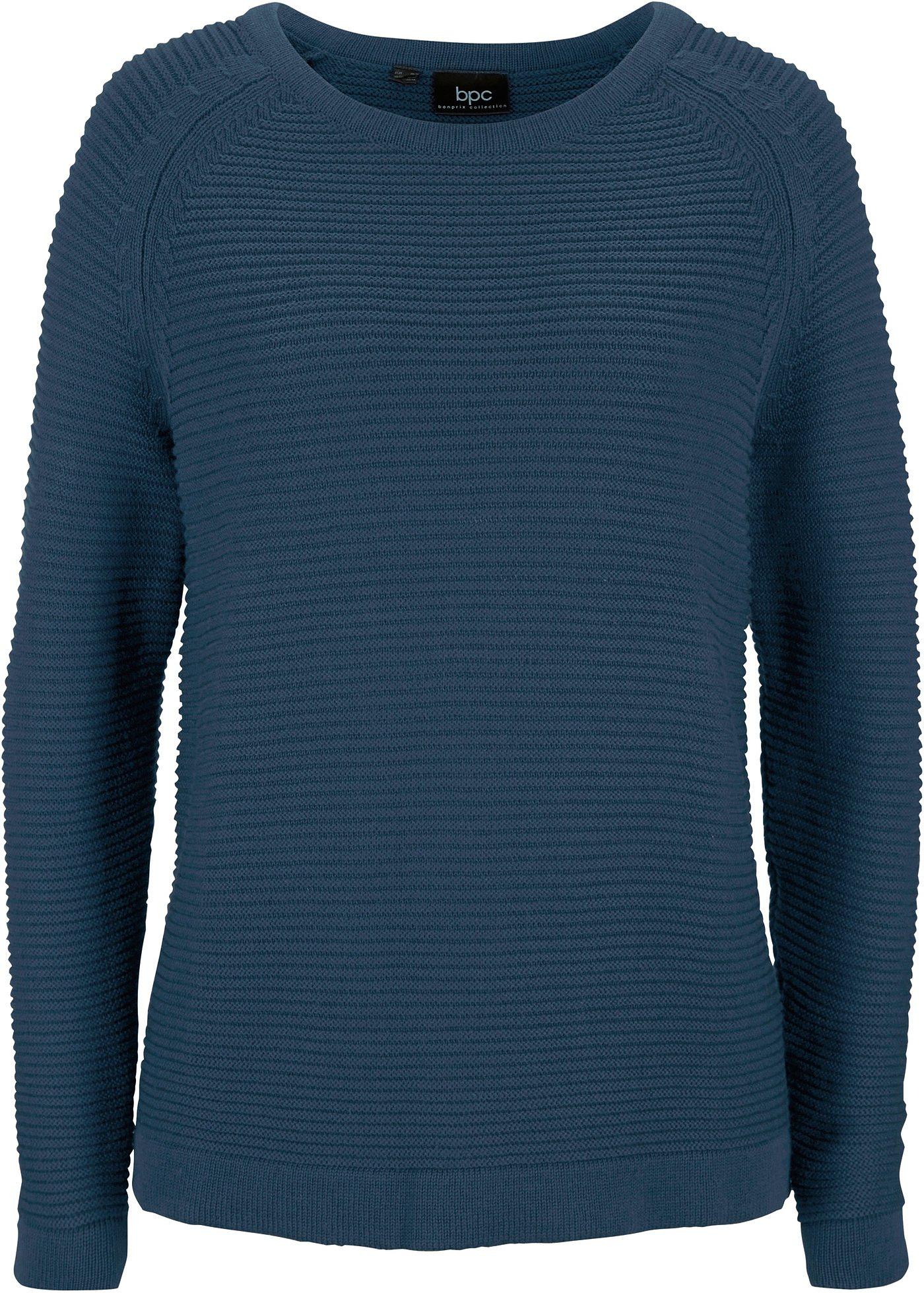 Pull à côtes horizontales