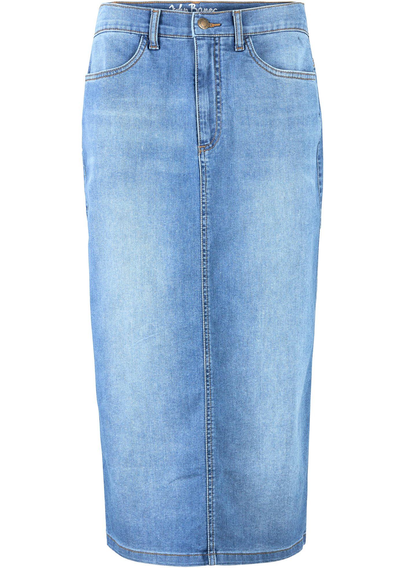 Jupe en jean avec polyester recyclé