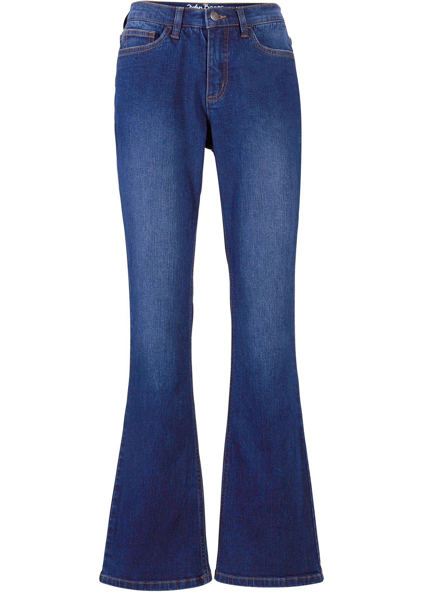 Jean extensible en coton, Bootcut