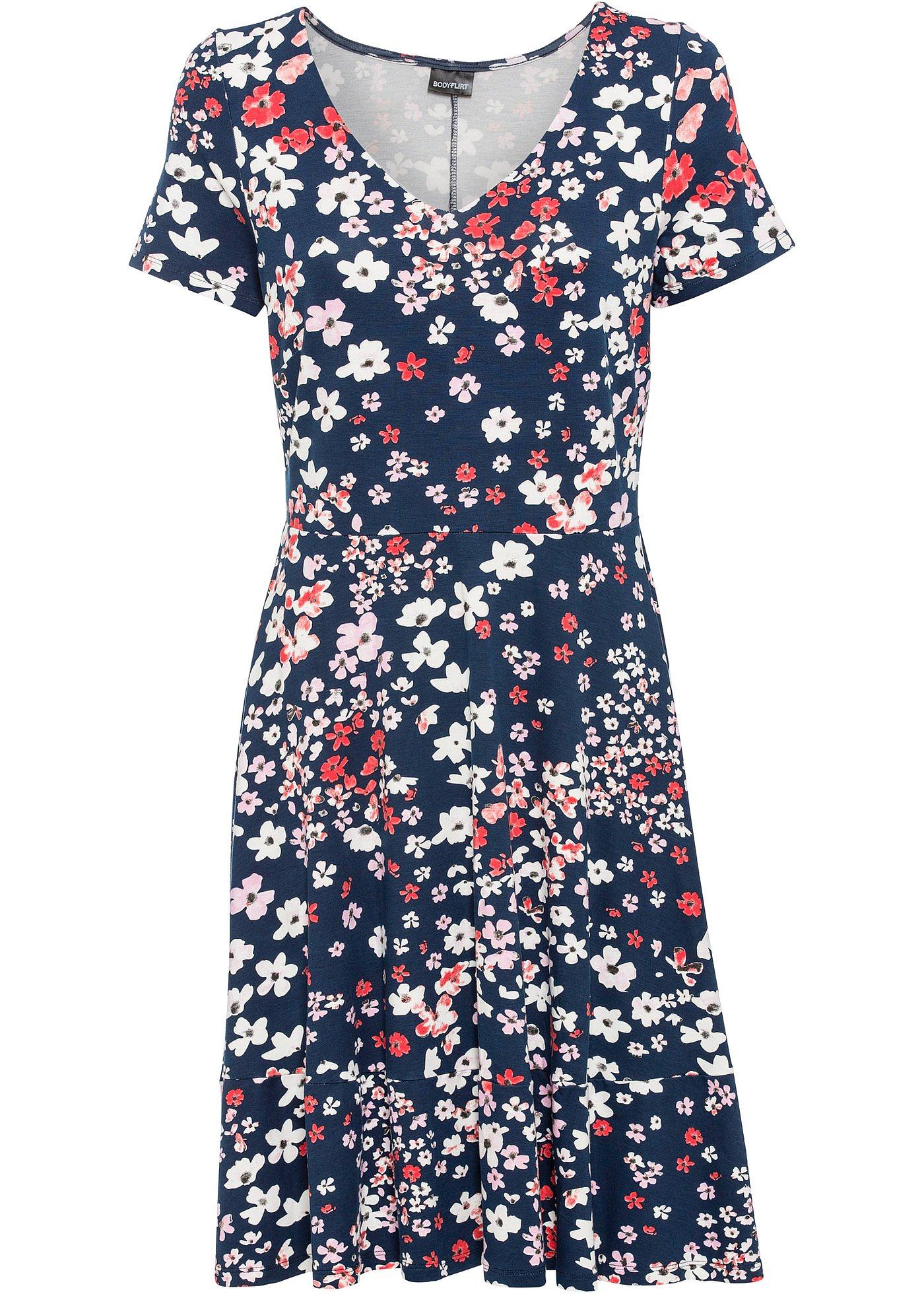 Robe en jersey imprimée