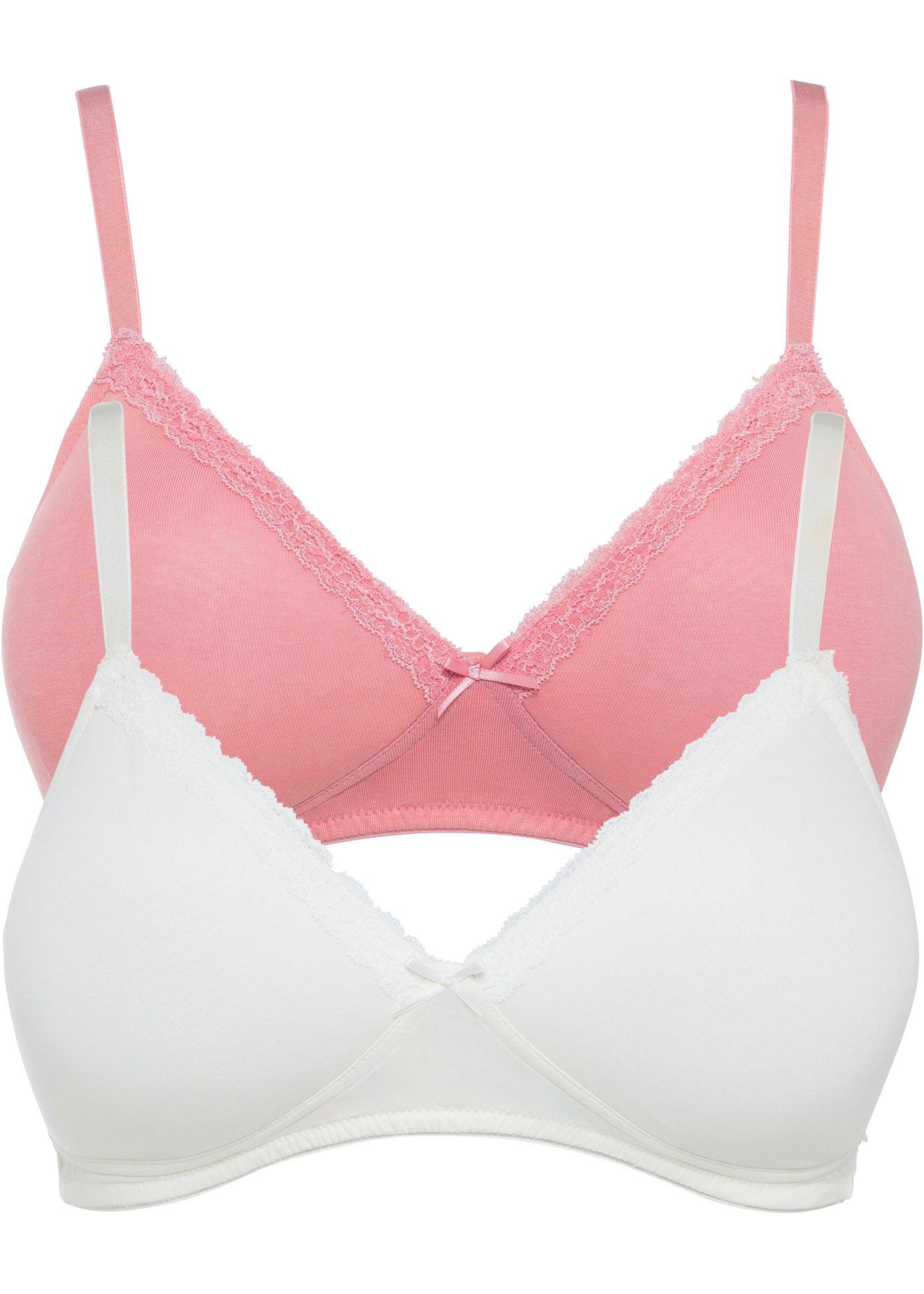 Lot de 2 soutiens-gorge à coques sans armatures avec coton bio