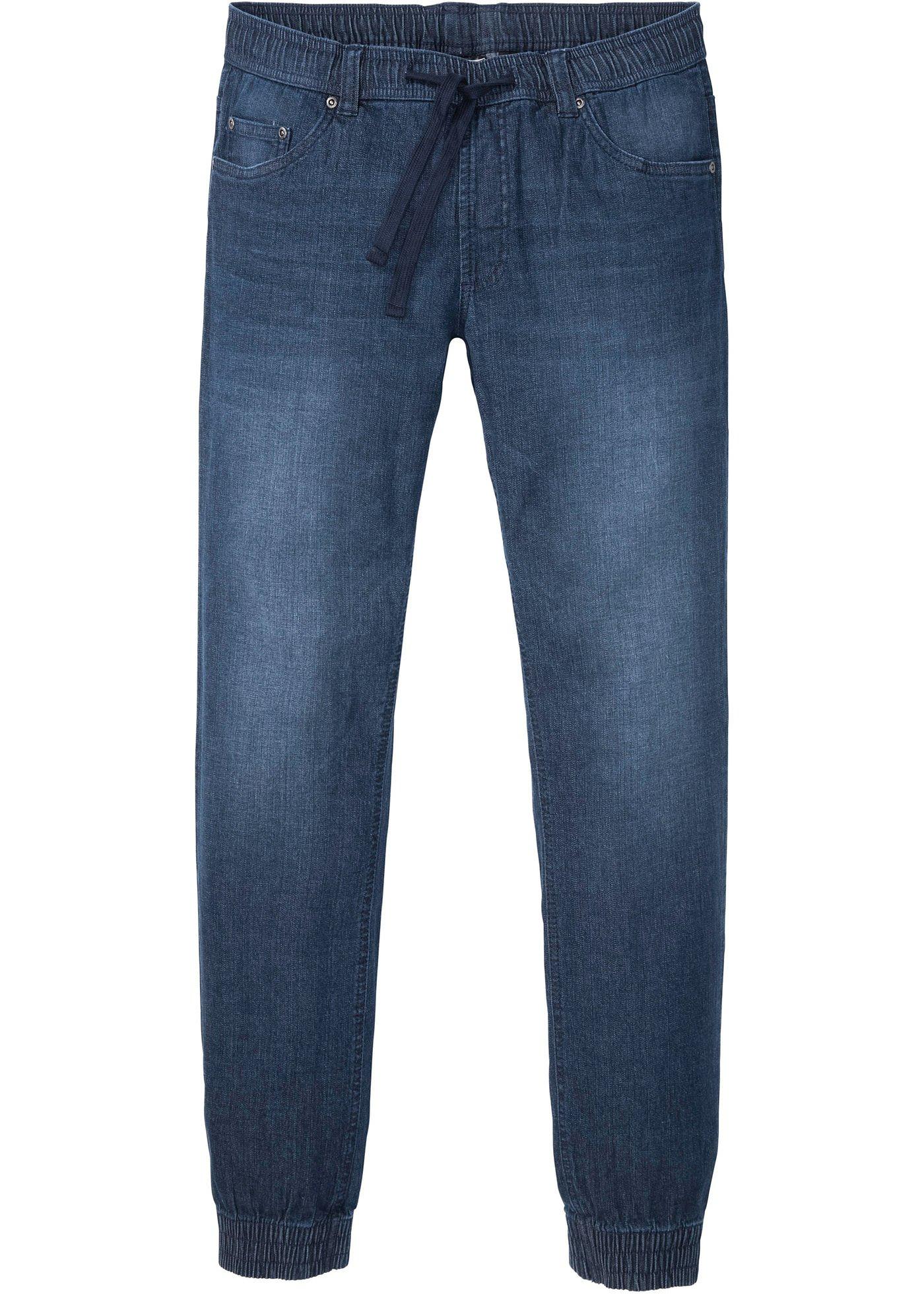 Jean à enfiler extensible Slim Fit, Straight