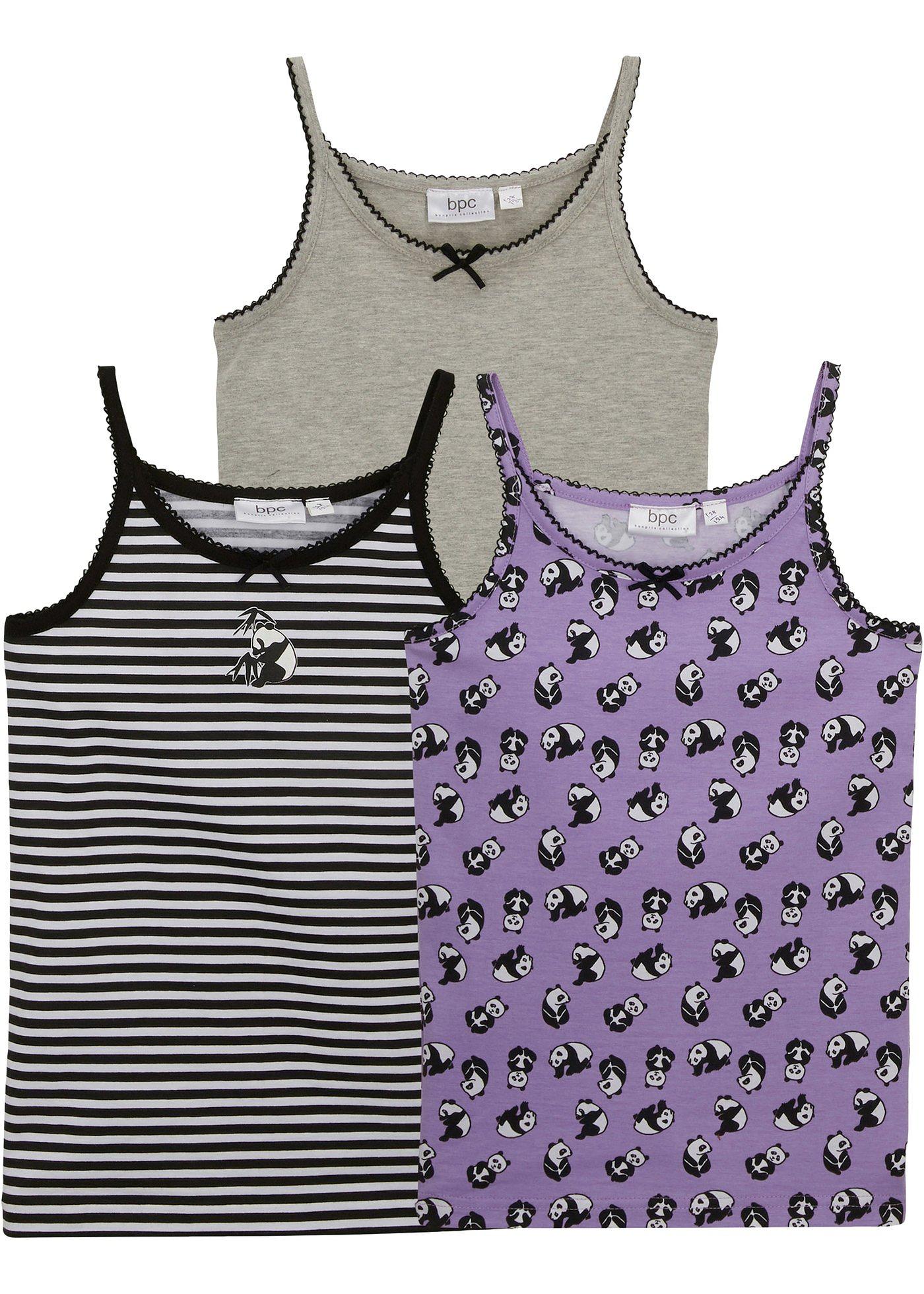 Lot de 3 tricots de peau fille