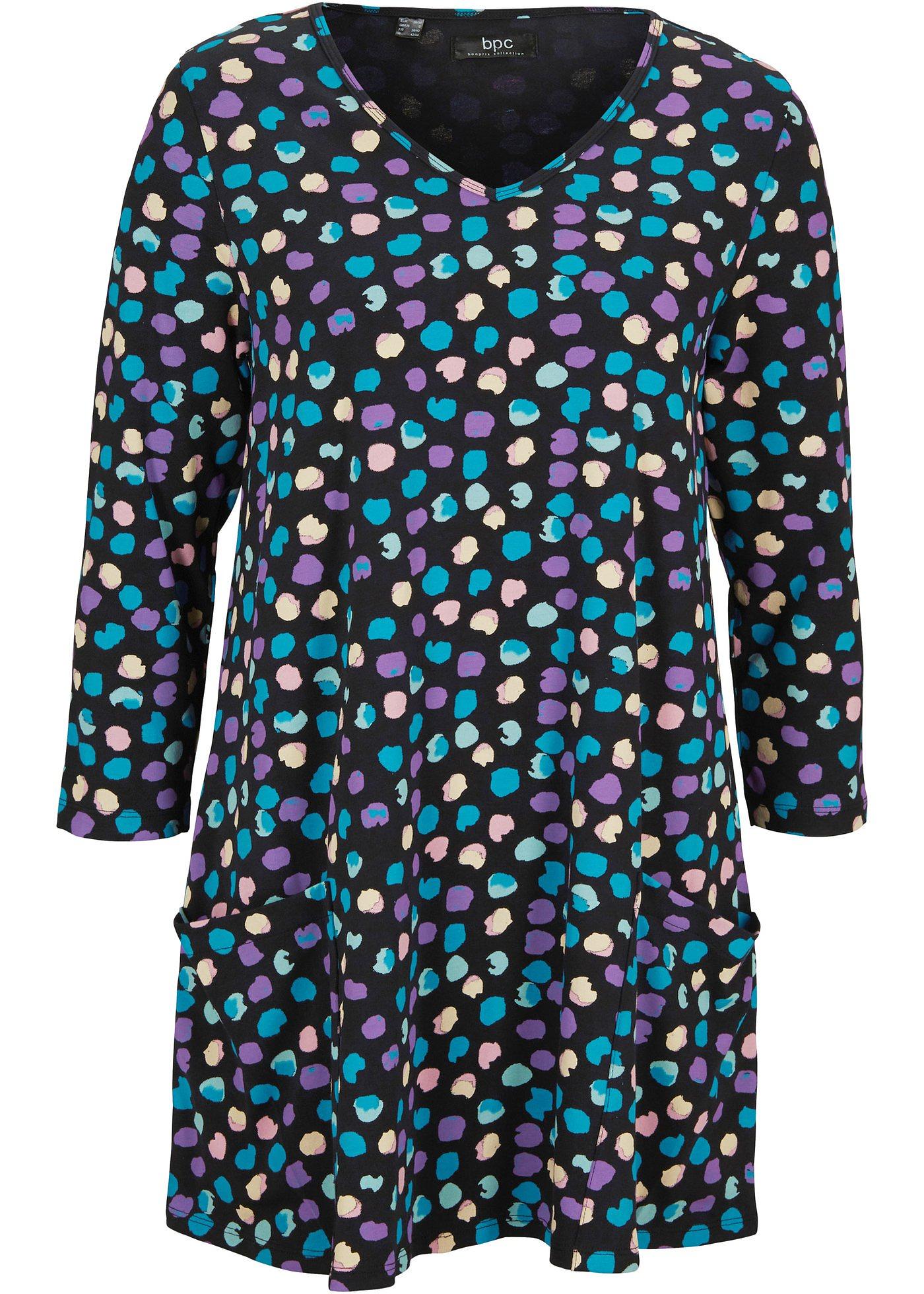 T-shirt long avec poches