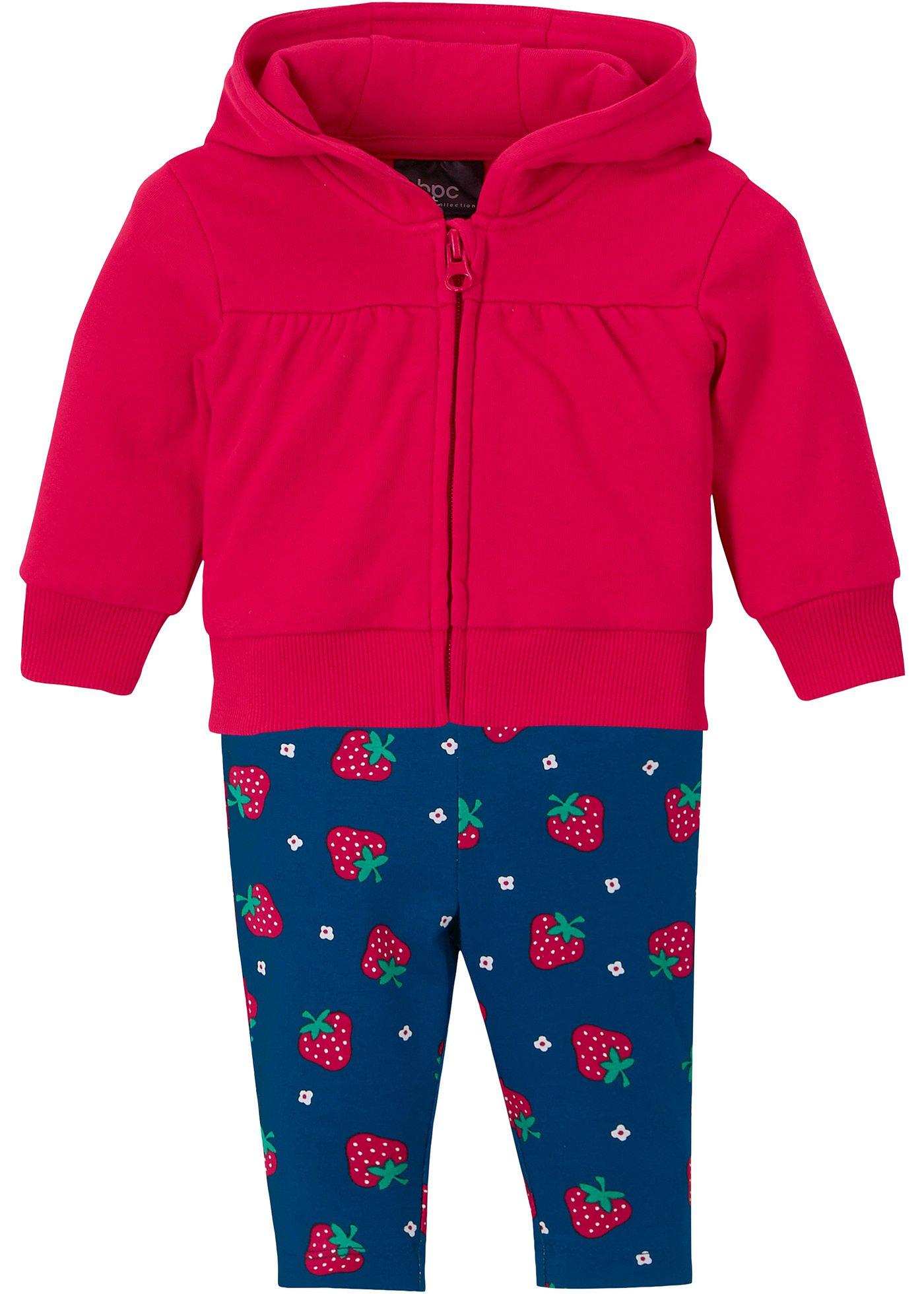 Gilet sweat-shirt et legging bébé (Ens. 2 pces.) coton bio
