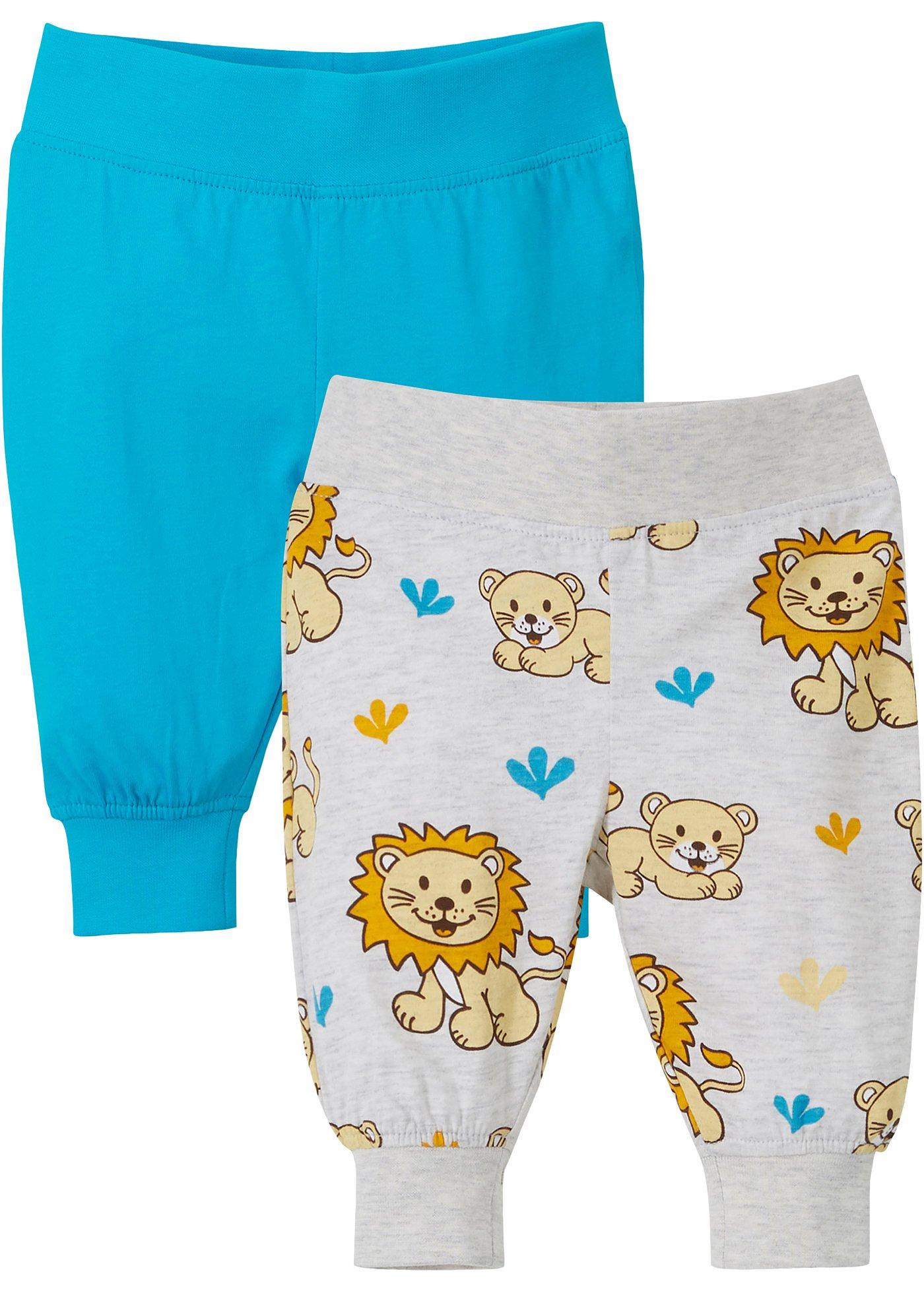 Lot de 2 pantalons bébé matière T-shirt coton bio