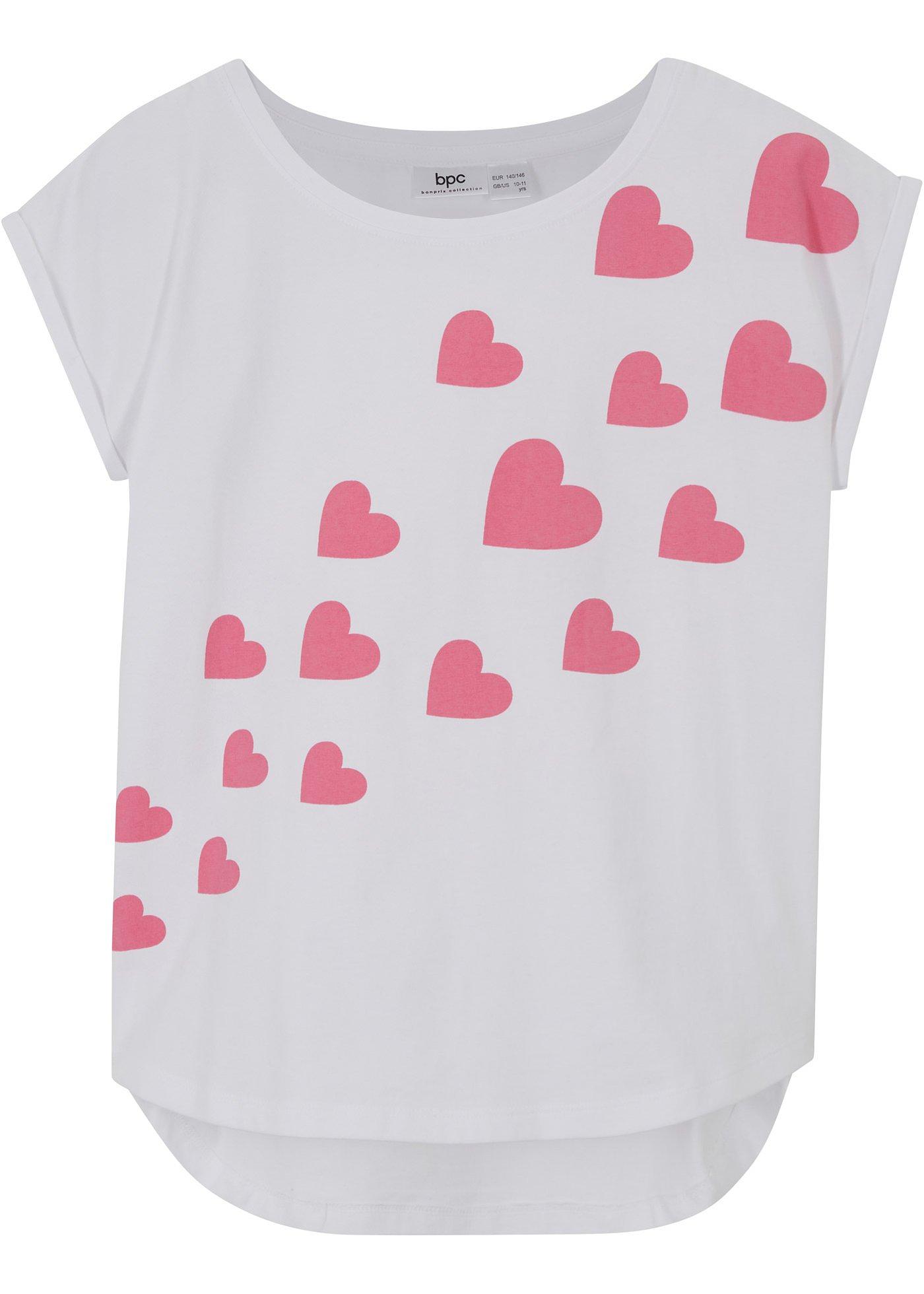 T-shirt fille avec coton bio