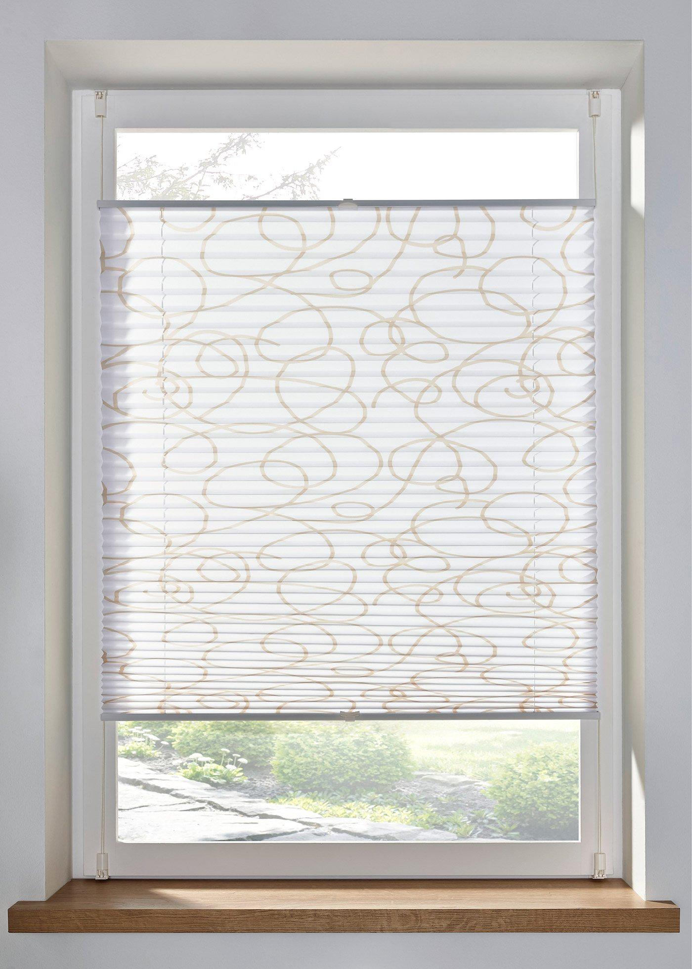 Store plissé à imprimé