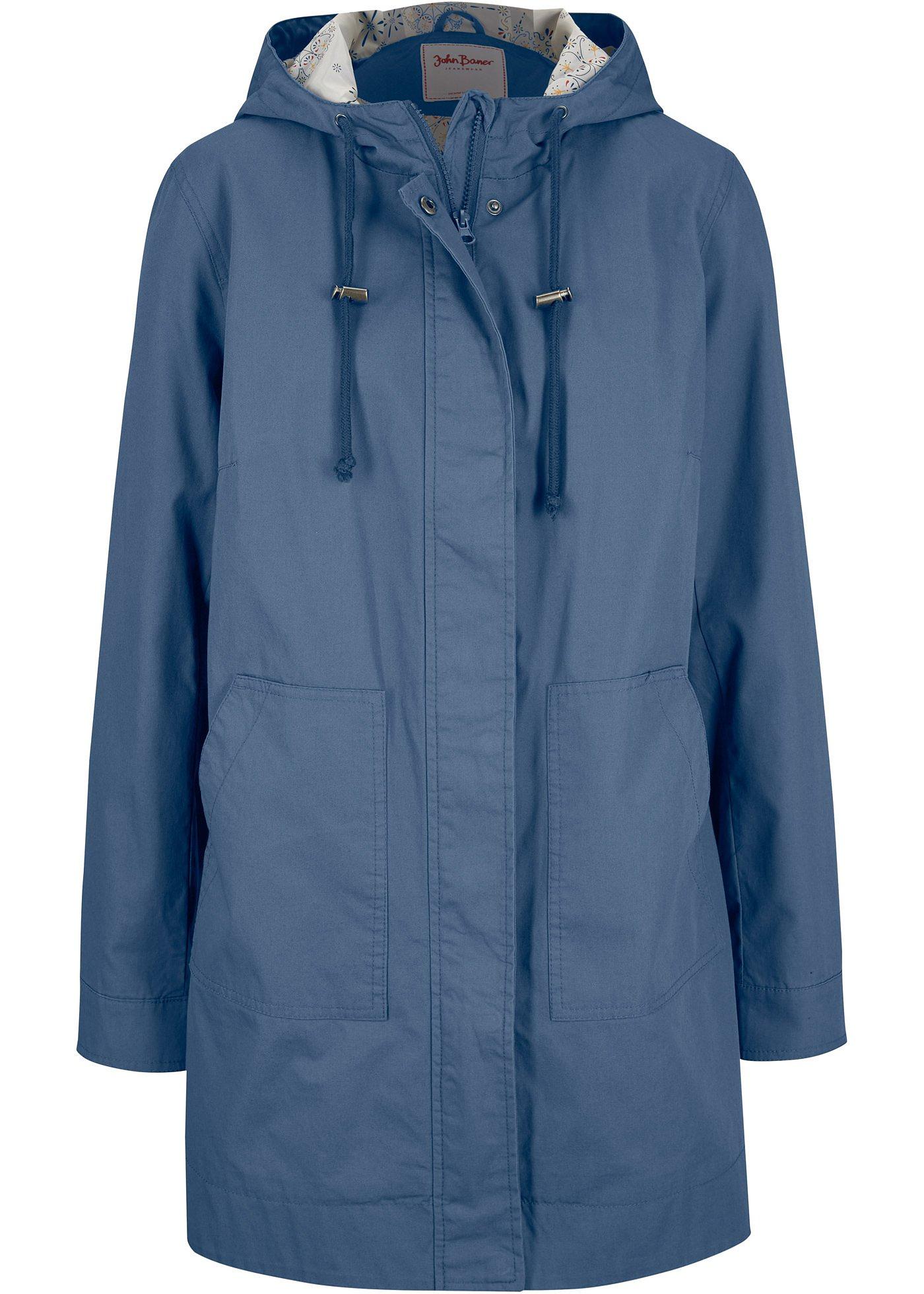 Parka longue avec doublure imprimée