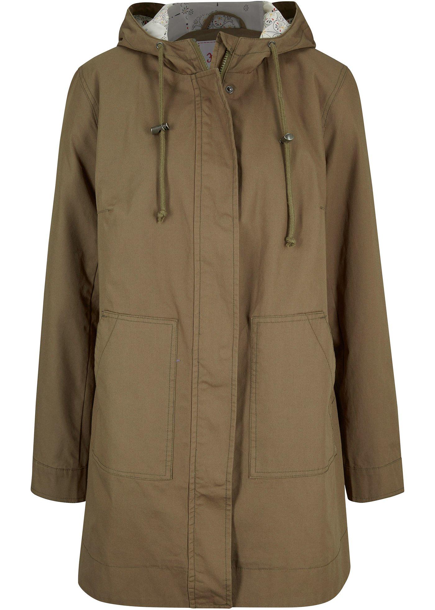 Parka longue avec doublure imprimée