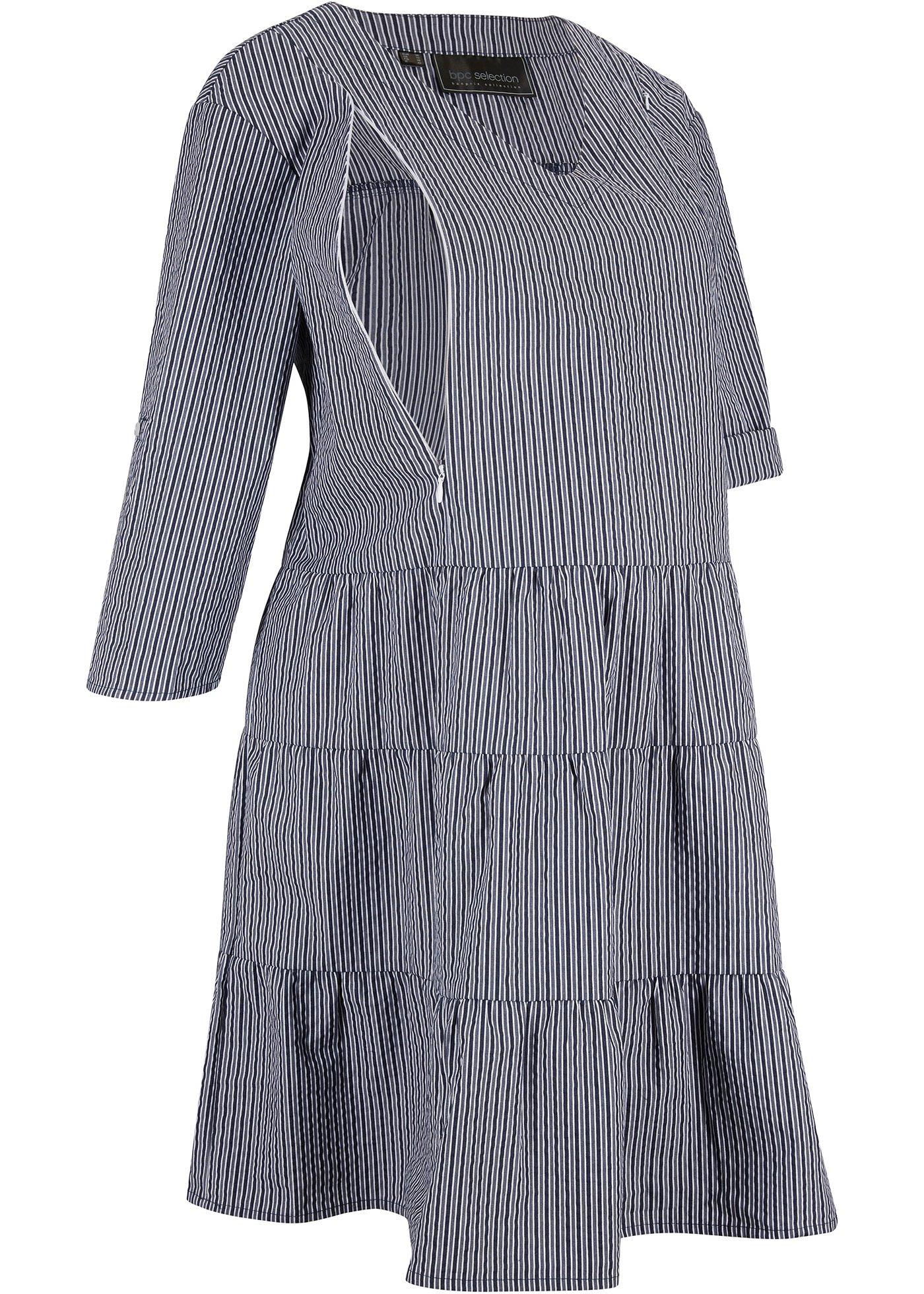 Robe-chemise de grossesse avec fonction allaitement