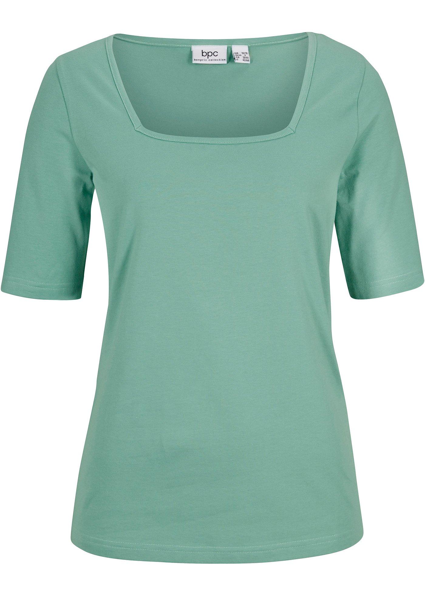 T-shirt en coton bio, mi-manches